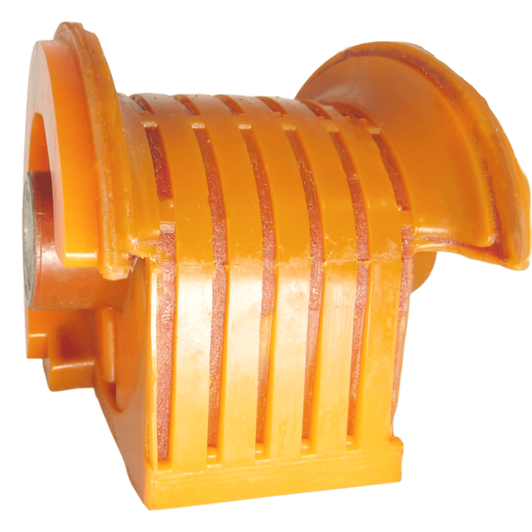 Polyurethane bushing for driver's cabin cushion Man L2000 1994-2001: 81962100012, 85962100007, 85962100012, 85.96210-0007, 85.96210-0012 wholesale from PolyPro.