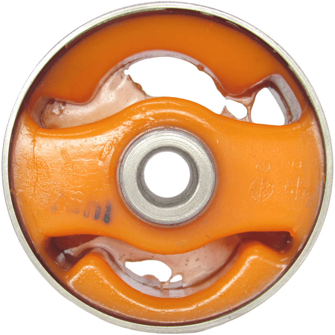 Polyurethane engine mount rear Kia Clarus 1996-2001 REPLACEABLE BUSHING: 0K9A039040A, K9A439040 wholesale from PolyPro.