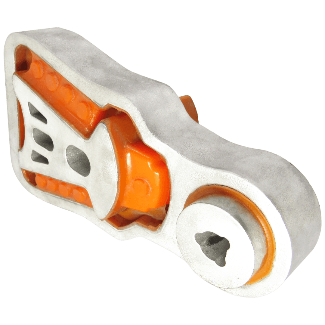 Polyurethane cushion gearbox upper Lincoln Nautilus 2018- RECONSTRUCTION of big BUSHING: K2G3-6P082-CB, K2G36P082CB, K2GZ-6068-B, K2GZ6068B, K2G3-6P082-C, K2G36P082C wholesale from PolyPro.