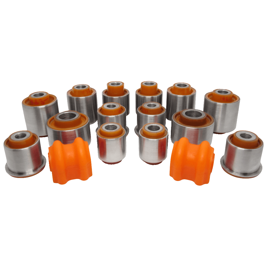 Polyurethane rear suspension kit Hyundai Santa Fe 2006-2012: 553423K000, 26845AP, 26844AP, CVKH-78, CB-H072, HYAB-SANC1, BSA-HU005, 516171, SCR-4068, DCC010155, T4803090 OEM, 12-06-2278, 55110-3K000, 55342 2P000, 55342 2J000, 55120 3K000, 55342-3K000, 55238 3J000, 551103K000, 553422P000, 553422J000, 551203K000, 553423K000, 552383J000, 552182B000, HYABSANC2, 552582P000, 551182B100, HYABSANC3, 551002B100, 551182J000, TAB-163, TAB-211, TAB211, 55257-2P000, 55216-2S000, 48702-35070, 48720-35051, CVT-60, T25ZJ95E1, CVKK-87, TY-0637, RU-080, 1-06-297, TY-0640, BH21188, 1-06-297, TAB163, 552572P000, 552162S000, 4870235070, 4872035051, 48720-35030, 48720-35040, 48720-35050, 4872035030, 4872035040, 4872035050, 551182B000, 55118 2B000, 516173, DCC010249, CVKH-170, 77-01156-SX, HYAB-SANC4, 1201-SANC4, 12-06-2277, 12-06-2277, 52710 3K050, 52720 3K050, 527103K050, 527203K050, HYSBCMR, 555132B200, HYSB-CMR, 55513-2B200, HYSB-I30R, 55513-1H100, HYSBI30R, 555131H100 wholesale from PolyPro.