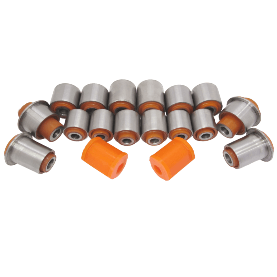 Polyurethane rear suspension kit Lexus Ls 2006-2017: 4881830210, 4873030090, 4874030110, 4879053030, 4877030080, 4870553020, 4870653020, 4871053020, 4230430090, 4230530090 wholesale from PolyPro.