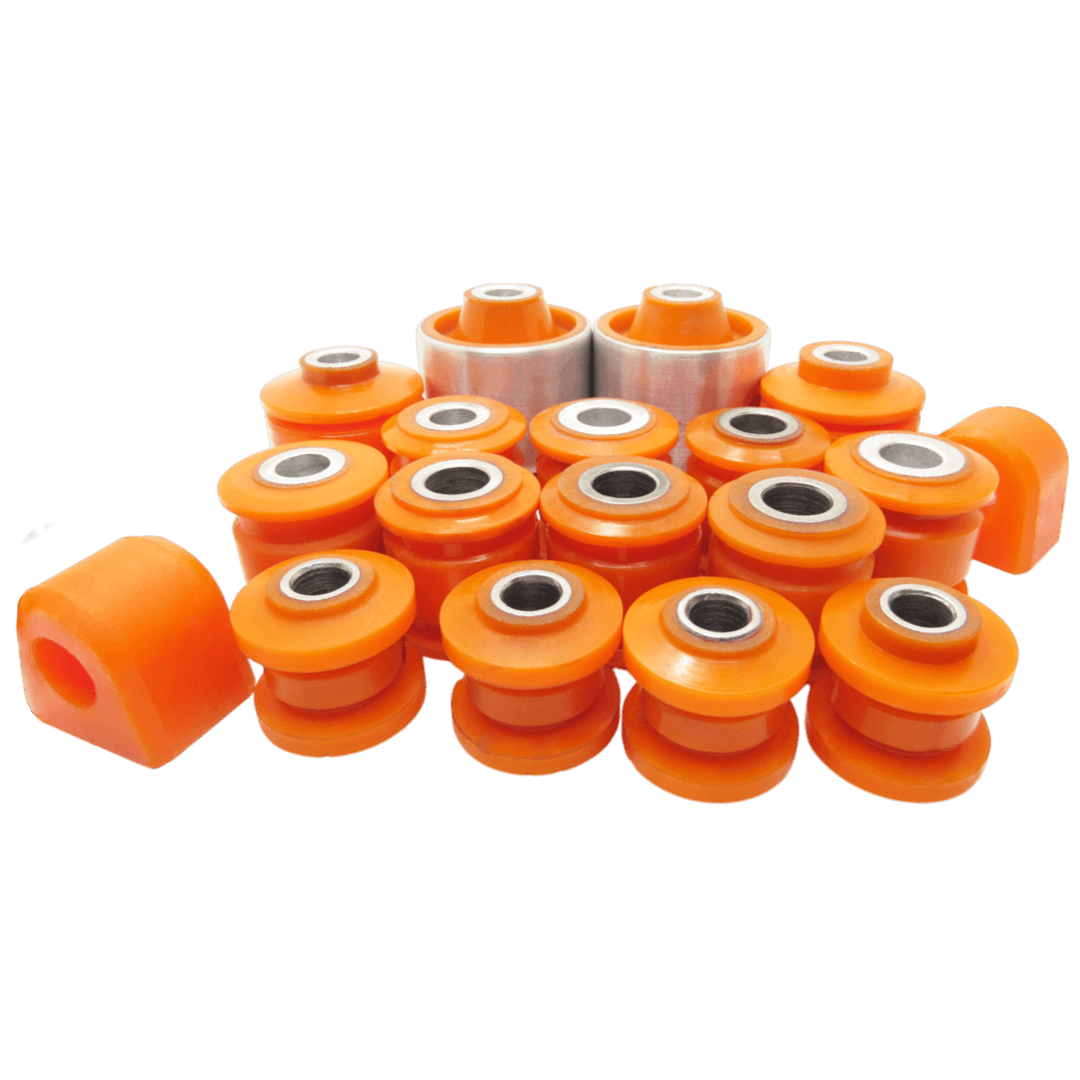 Polyurethane rear suspension kit Subaru Impreza 2000-2007: 20401AA020, SSB-S11R, SSBS11R, 20271AA021, SAB-012, SAB012, 20254SA000, 20271AA020, SAB-004, SAB004, 20271AA040, 20271AA010, SAB-005, SAB005, 20251AA010, SAB-007, SAB007, 20251AA050, 20254SA010, 20250AC100, 20250AA004, 20250AA002, 20250AC000, 20250AA040, 20250AA000, 20250AA050, 20250AA001, 20250AA003, 20251AA021, SAB-008, SAB008, 20251AA061, 20251AA020, 20251AA000, SAB-003, SAB003, 20251AA040, 20481AA001, 20481AA000, J67001YMT, Q034-0400, Q0340400, SU-0604, SU0604, 3508001, SLs-8001, SLs8001, 8-06-279, 806279, 0823-B11R, 0823B11R, 0823-003, 0823003, 86.16.736, 8616736, 16516AP, ATLsB1003, QL0201P, ADS78502, 53051209, SU-0001, SU0001, J4897000, 29685, 0823-003AL, 0823003AL, QF17D00008, 26.LB.716, 26LB716, Ls22032, SU-227, SU227, 106-07-701, 10607701, 09-33-482, 0933482, SS-1292, SS1292, 59596, C7283LR, PS4404, Ls27001, JTS7526, 87 92 9685, 87929685, RU-367, RU367, 56-17002-SX, 5617002SX, 83061, SU-Ls-4118, SULs4118, 8-15-1224, 8151224, TC1592, 34-16 060 0000, 34160600000, CSL18002 wholesale from PolyPro.