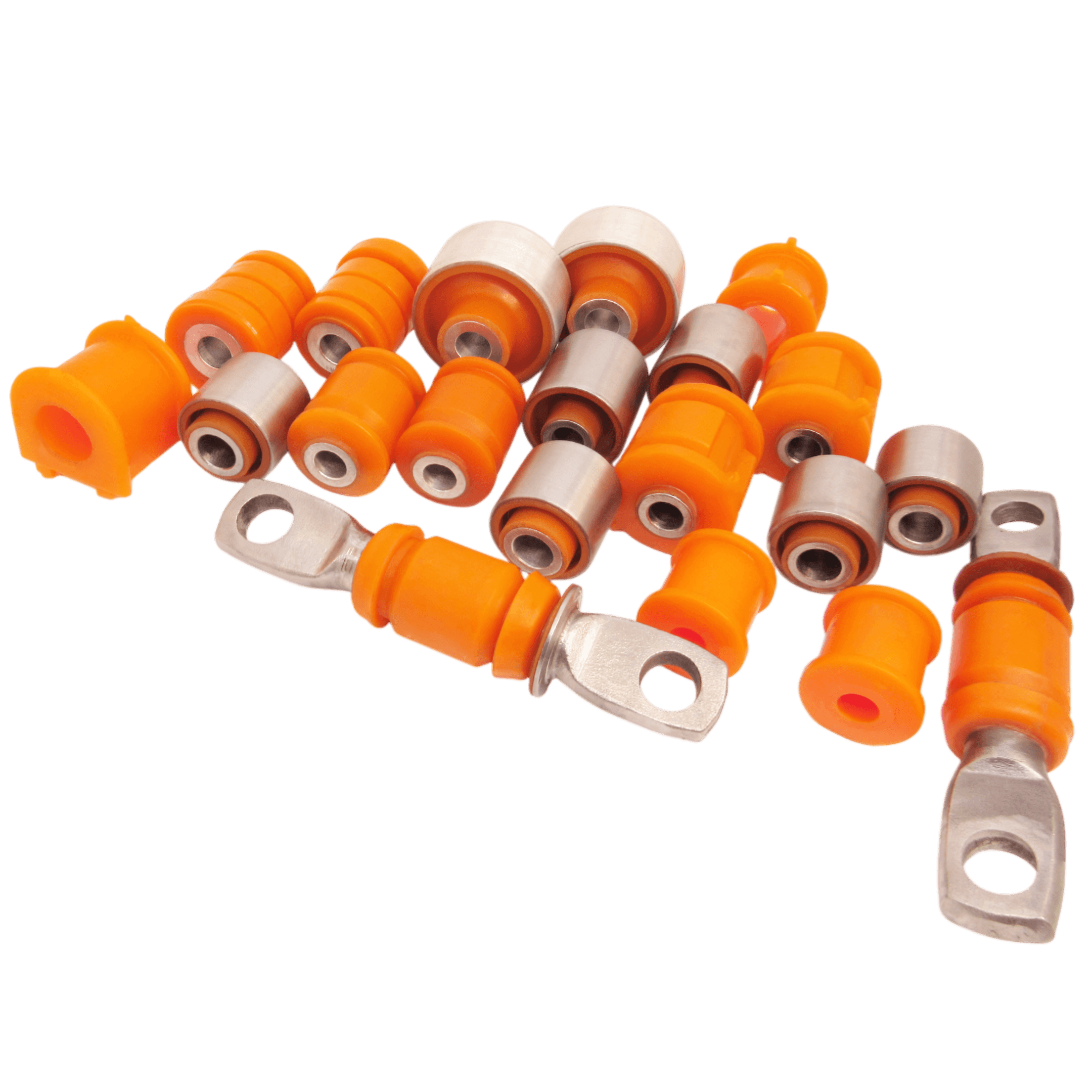 Polyurethane front and rear suspension kit Lexus Rx 2003-2009: 4806848020, 4806948020, 4881548040, 4881848020, 4873048120, 4873048110, 4871048050, 4878048040, 4230448030, 4230548030 wholesale from PolyPro.