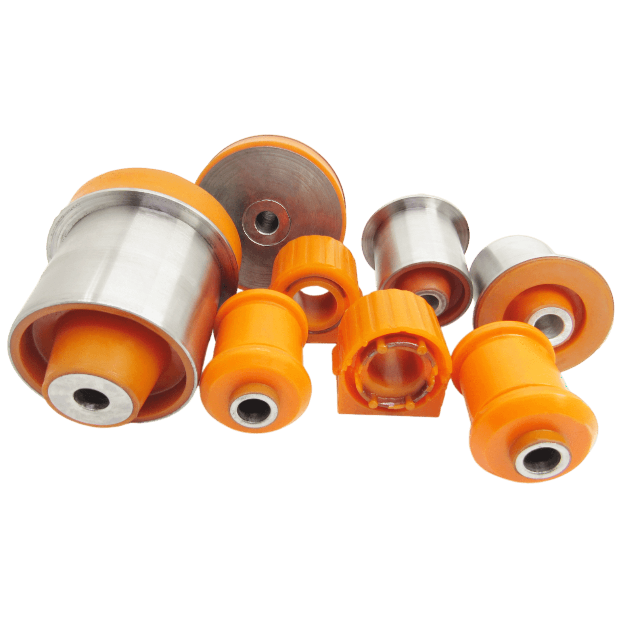 Polyurethane front and rear suspension kit Opel Zafira 2005-2011: 352364, 5352030, 5352029, 352324, 350390, 5402637, 13267215 wholesale from PolyPro.