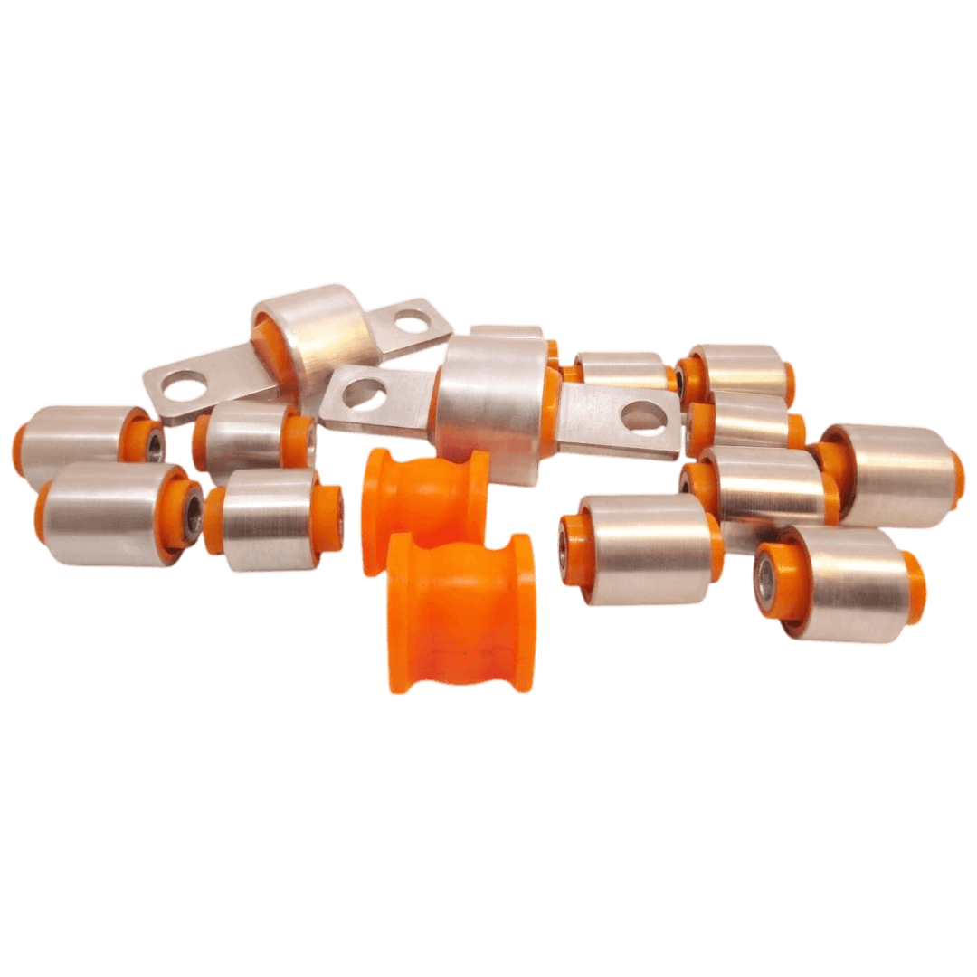 Polyurethane rear suspension kit Mazda 6 2002-2008: GJ6A-28-450, GJ6A28450, GJ6A-28-C10A, GJ6A28C10A, GJ6A-28-500D, GJ6A28500D, GJ6A-28-200J, GJ6A28200J, GJ6A-28-250J, GJ6A28250J, GJ6A-28-300B, GJ6A28300B, GJ6A-28-350B, GJ6A28350B, GJ6A-28-156, GJ6A28156 wholesale from PolyPro.