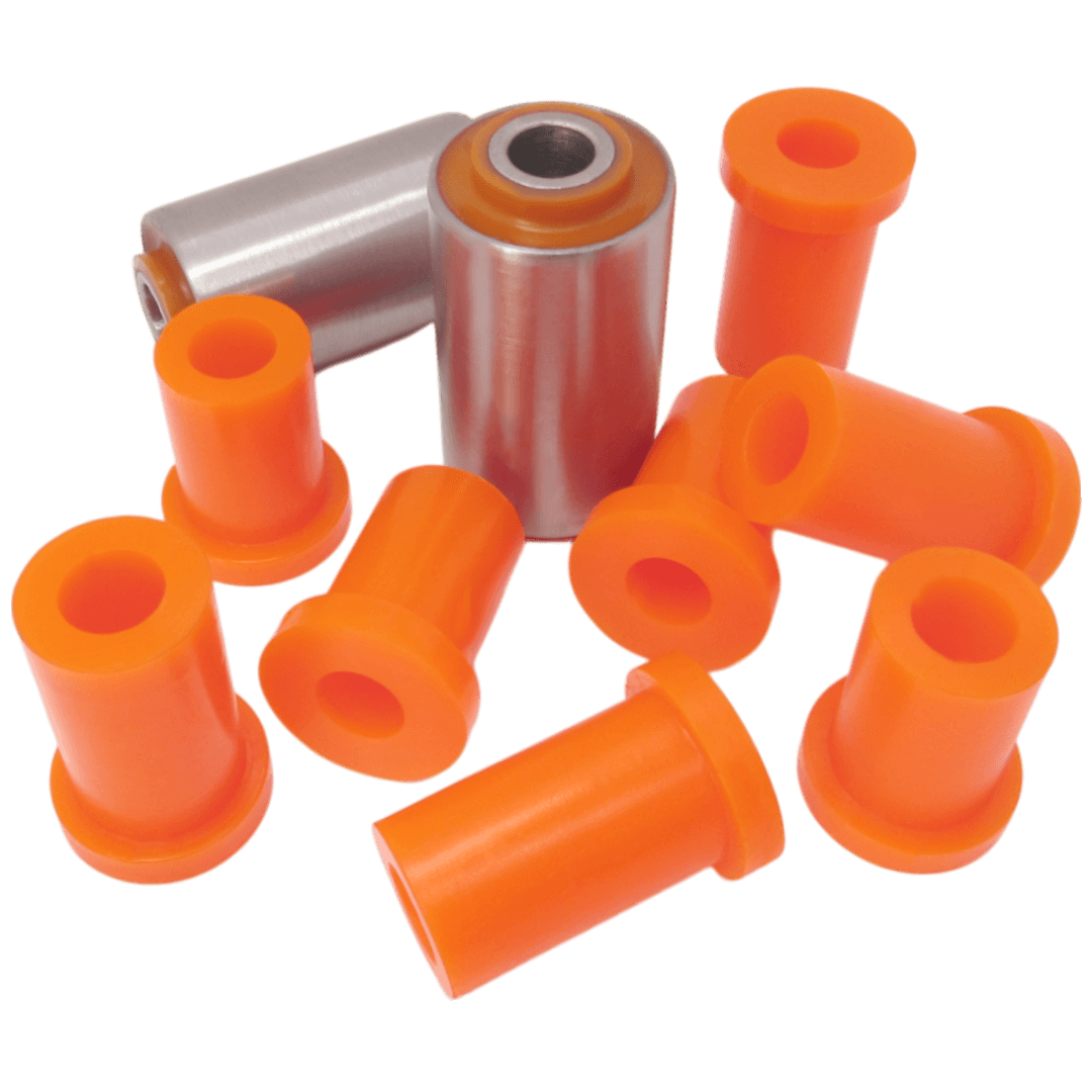 Photo: Polyurethane rear suspension kit Mitsubishi L200 2006-2015: MB584531, MT362394, MR992595. Polyurethane rear suspension kit Mitsubishi L200 2006-2015: MB584531, MT362394, MR992595 wholesale from PolyPro.