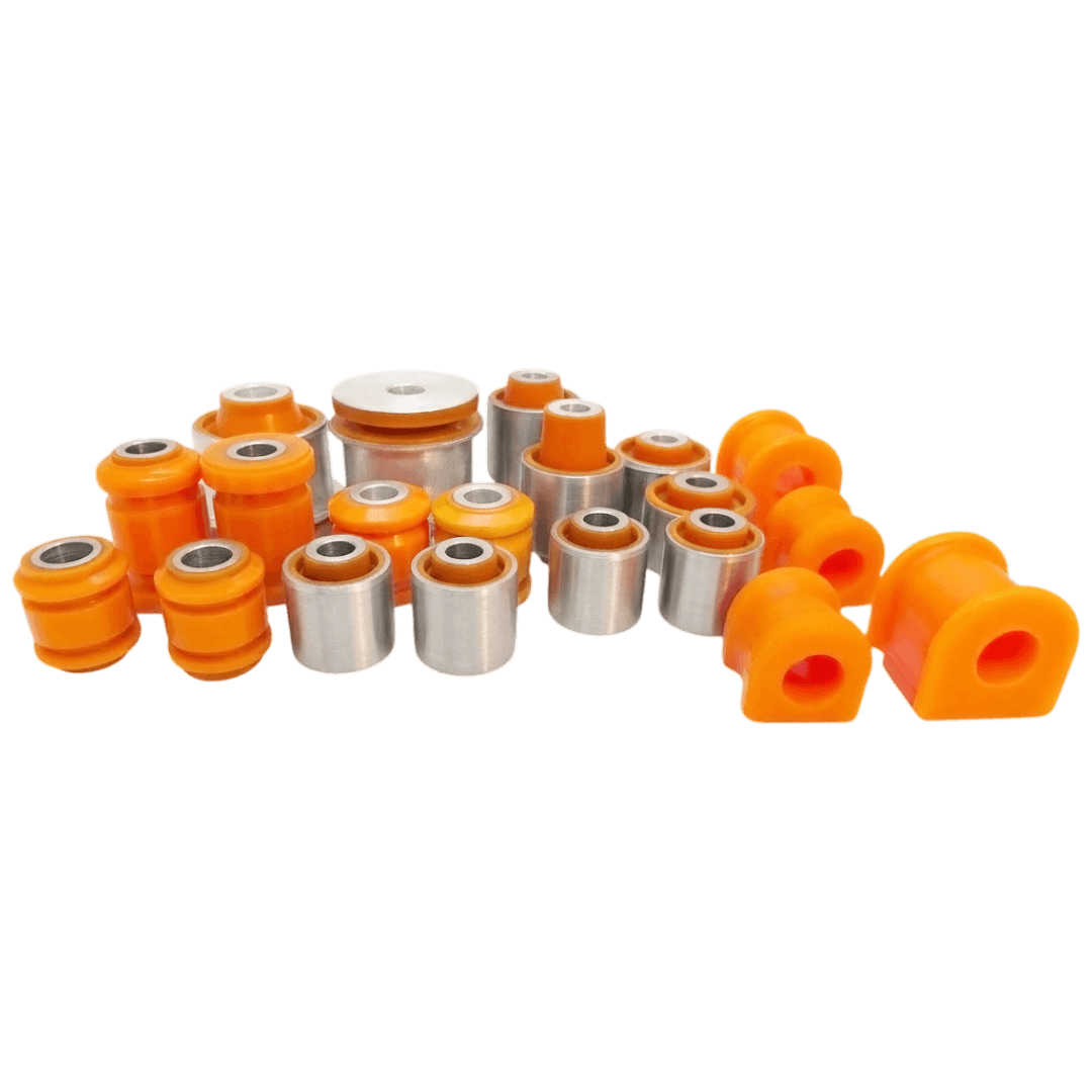 Polyurethane front and rear suspension kit Toyota Avensis 2003-2009: 4806805070, 4806905070, 4881505110, 4881805070, 4877021011, 4872005030, 4872505080, 4873005060, 4871005071, 4872505071, 4806005012, 4807005012, 4872505091, 4872505141 wholesale from PolyPro.