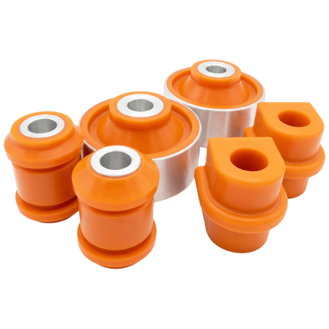 Polyurethane front suspension kit Chevrolet Aveo 2002-2011: 96870461, 96653351, 96435295, 96535095, 96535092, CHSB-T200F, CHSBT200F, 95479763, 96653381, 96535088, 95975940, CHABAVB, 96815894, 9653-5082, 96535082, 96535087, 96834085, CHAB-AVU, CHABAVU, CHAB-AVES, CHABAVES, 96535050 wholesale from PolyPro.