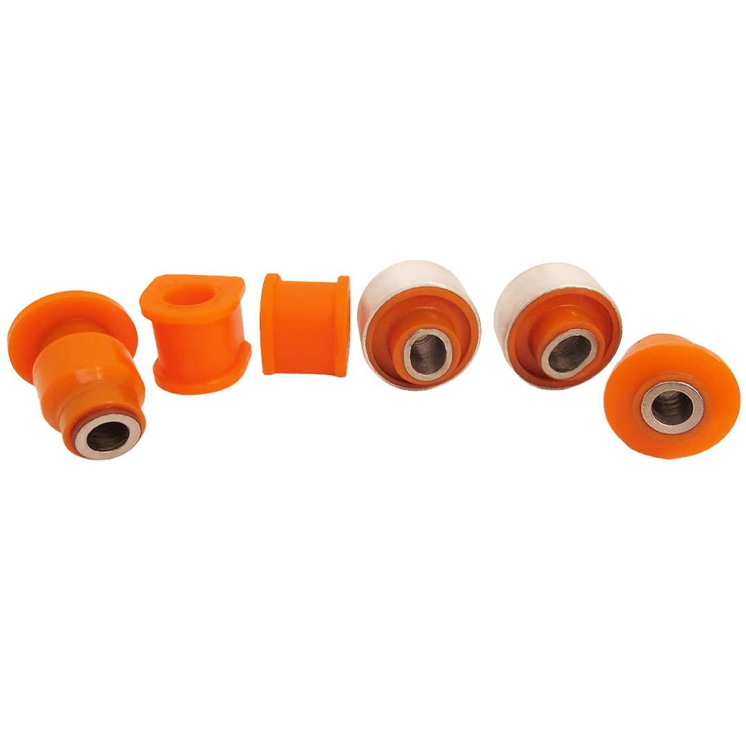 Polyurethane front suspension kit Mazda 323 1998-2003: B25D-34-470, B25D34470, MZAB-056, MZAB056, 83929846, C100-34-470A, C10034470A, B28V-34-470, B28V34470, C100-34-470, C10034470, B25D-34-460, B25D34460, MZAB055, C100-34-460B, C10034460B, C100-34-460A, C10034460A, C145-34-460, C14534460, B26R-34-156, B26R34156, MZSB-BJF, MZSBBJF wholesale from PolyPro.