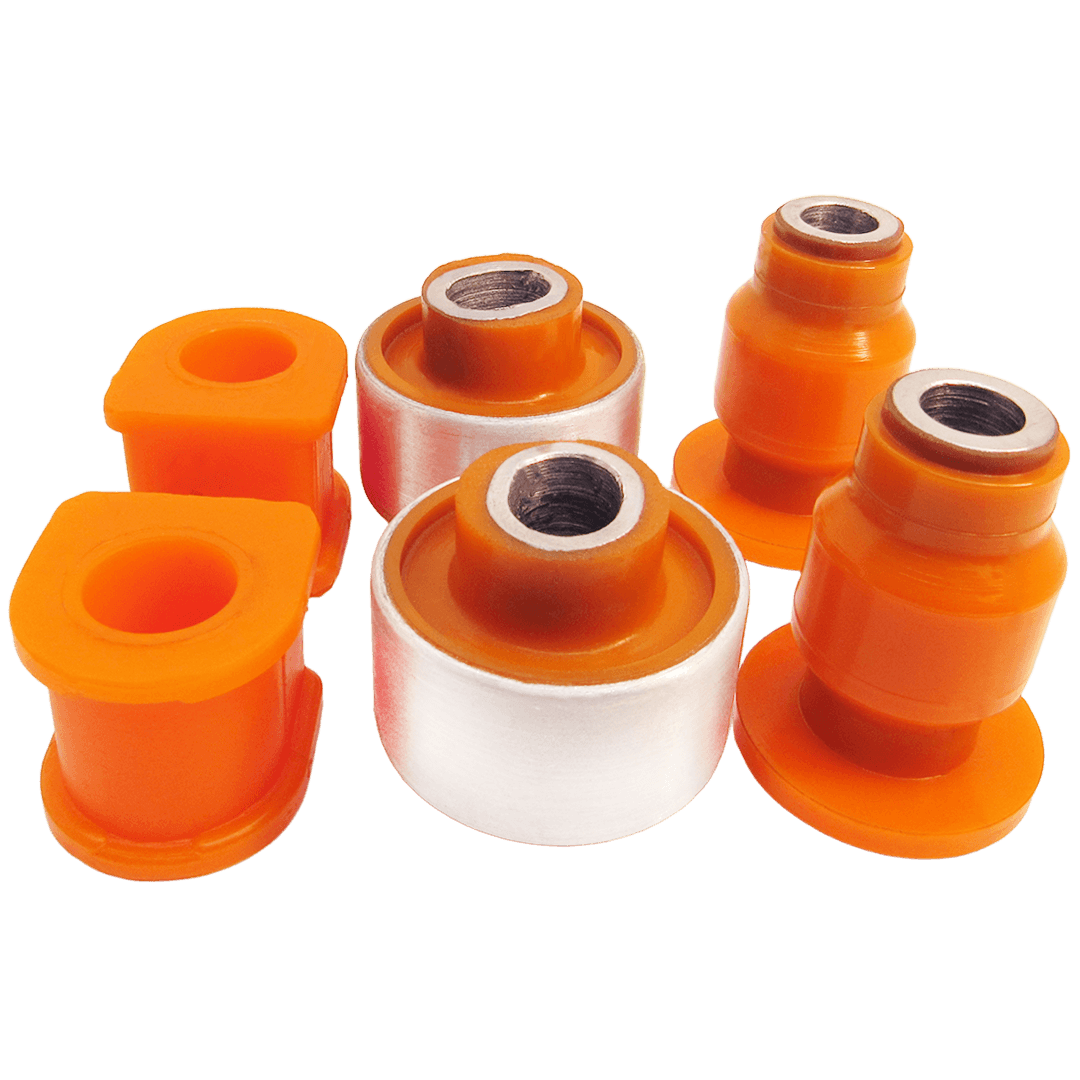 Polyurethane front suspension kit Mazda 323 1998-2003: B25D-34-470, B25D34470, MZAB-056, MZAB056, 83929846, C100-34-470A, C10034470A, B28V-34-470, B28V34470, C100-34-470, C10034470, B25D-34-460, B25D34460, MZAB055, C100-34-460B, C10034460B, C100-34-460A, C10034460A, C145-34-460, C14534460, B26R-34-156, B26R34156, MZSB-BJF, MZSBBJF wholesale from PolyPro.