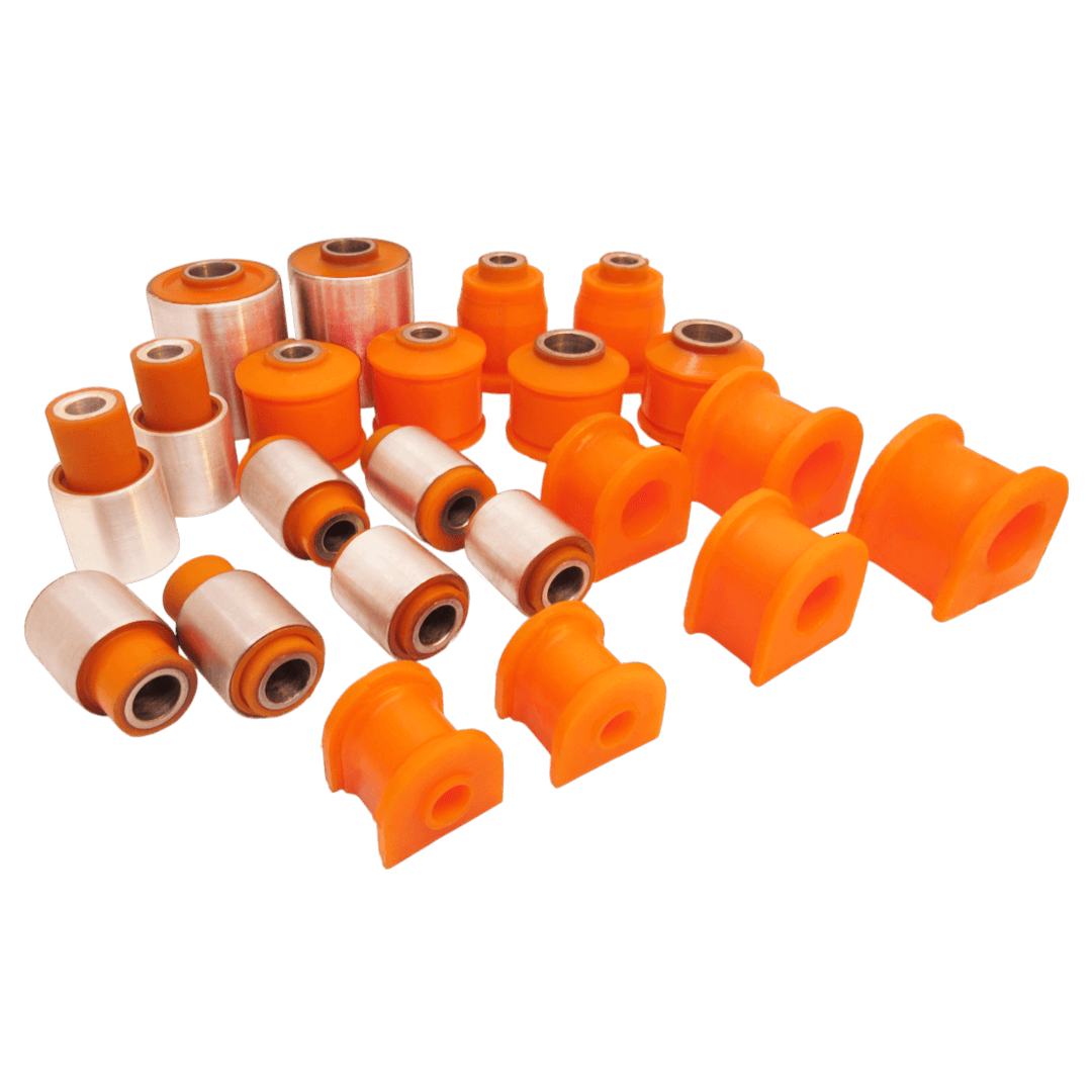 Polyurethane front and rear suspension kit Mazda 626 1991-1997: GA2B-34-470A, GA2B34470A, MZAB-004, MZAB004, GA2B-34-470, GA2B34470, 0K9A-23-4470, 0K9A234470, GA2A-34-470A, GA2A34470A, GA2A-34-470, GA2A34470, GA2A-34-46XC, GA2A3446XC, GA2A-34-46YC, GA2A3446YC, MZAB-001, MZAB001, GA2A-34-46YA, GA2A3446YA, GA2A-34-46YB, GA2A3446YB, GA2A-34-46XA, GA2A3446XA, GE4T-34-46YD, GE4T3446YD, GE4T-34-46XD, GE4T3446XD, 0K9A6 3446X, 0K9A63446X, GA2A-34-46XB, GA2A3446XB, 0K9A6 3446Y, 0K9A63446Y, GA2A-34-46XE, GA2A3446XE, GE4T-34-46XC, GE4T3446XC, GE4T-34-46XA, GE4T3446XA, GE4T-34-46XB, GE4T3446XB, GE4T-34-46YC, GE4T3446YC, GE4T-34-46YB, GE4T3446YB, GA6A-34-300A, GA6A34300A, GA6B-34-350A, GA6B34350A, GA2A34300, C002-34-300A, C00234300A, C002-34-350A, C00234350A, GA6B-34-300A, GA6B34300A, GA2A-34-46YE, GA2A3446YE, GA2A-34-46XD, GA2A3446XD, 3 410 585, 3410585, 3 008 741, 3008741, GA2A-34-46YD, GA2A3446YD, 3 008 739, 3008739, 0K9A2 3446Y, 0K9A23446Y, 0K9A2 3446X, 0K9A23446X, GA2A-34-156, GA2A34156, GA2A-28-156A, GA2A28156A, GA2A-28-156, GA2A28156, MZSB-001, MZSB001, GC5J-28-600, GC5J28600, GC5J-28-60X, GC5J2860X, GA7V-28-600, GA7V28600, GA2A-28-600A, GA2A28600A, GA2A-28-60XA, GA2A2860XA, 0525-GERL, 0525GERL, 0525-GERR, 0525GERR, GA2A-28-620, GA2A28620, GA2A-28-62X, GA2A2862X, 0525-GER, 0525GER, GA5R-28-200A, GA5R28200A, G516-28-200, G51628200, GA2A-28-200, GA2A28200, GA5R-28-200, GA5R28200, GA2A-28-200A, GA2A28200A, MZAB-023, MZAB023, GE4T-28-200C, GE4T28200C, GE4T-28-250C, GE4T28250C, GE4T-28-250B, GE4T28250B, GE4T-28-200B, GE4T28200B wholesale from PolyPro.
