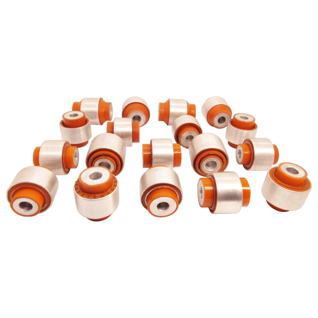 Polyurethane rear suspension kit Tesla Model Y 2020-: 1188423-00-A, 118842300A, 1188427-00-B, 118842700B, 1188431-00-A, 118843100A, 1044441-00-F, 104444100F, 1188416-00-G, 118841600G, 1188411-00-F, 118841100F wholesale from PolyPro.