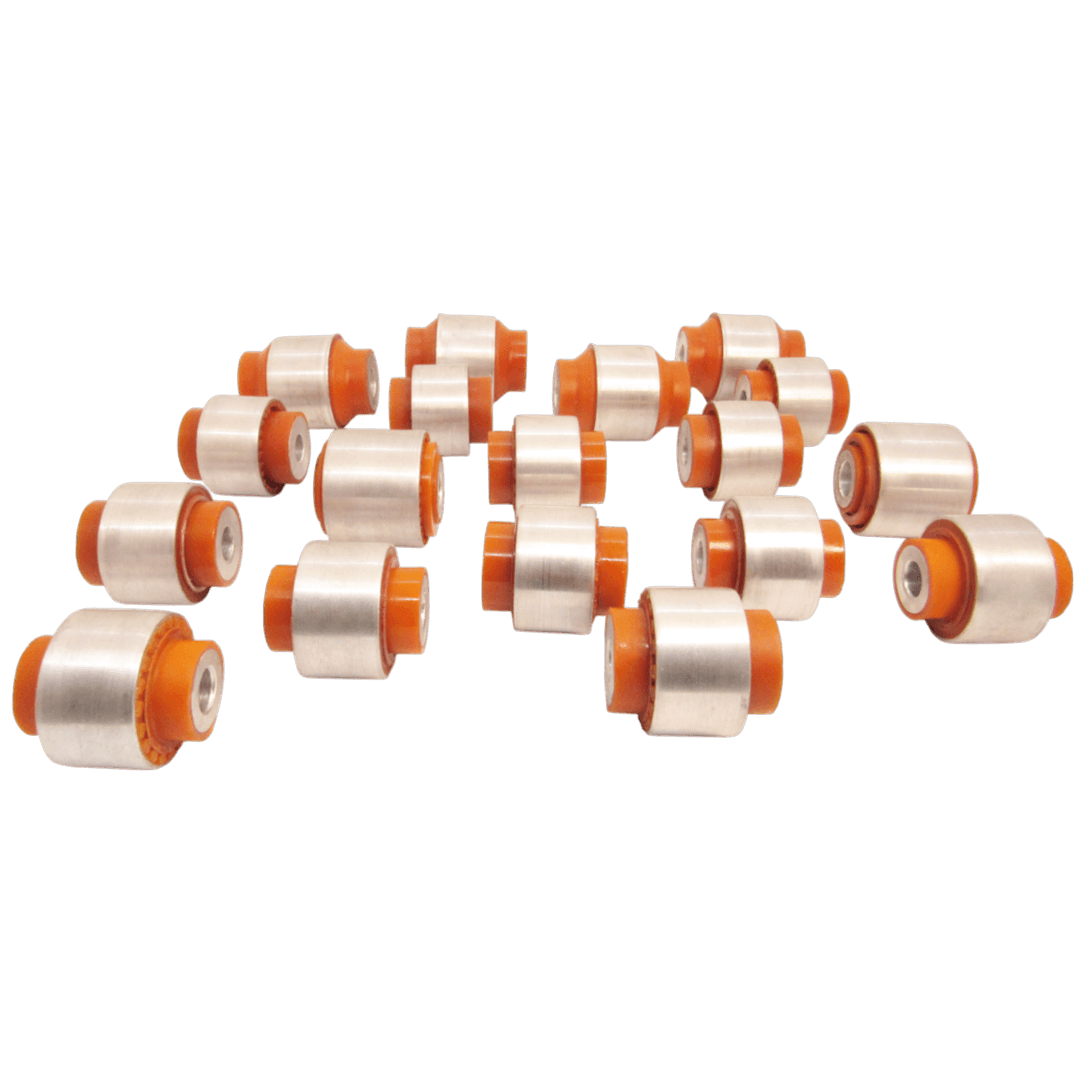 Polyurethane rear suspension kit Tesla Model Y 2020-: 1188423-00-A, 118842300A, 1188427-00-B, 118842700B, 1188431-00-A, 118843100A, 1044441-00-F, 104444100F, 1188416-00-G, 118841600G, 1188411-00-F, 118841100F wholesale from PolyPro.