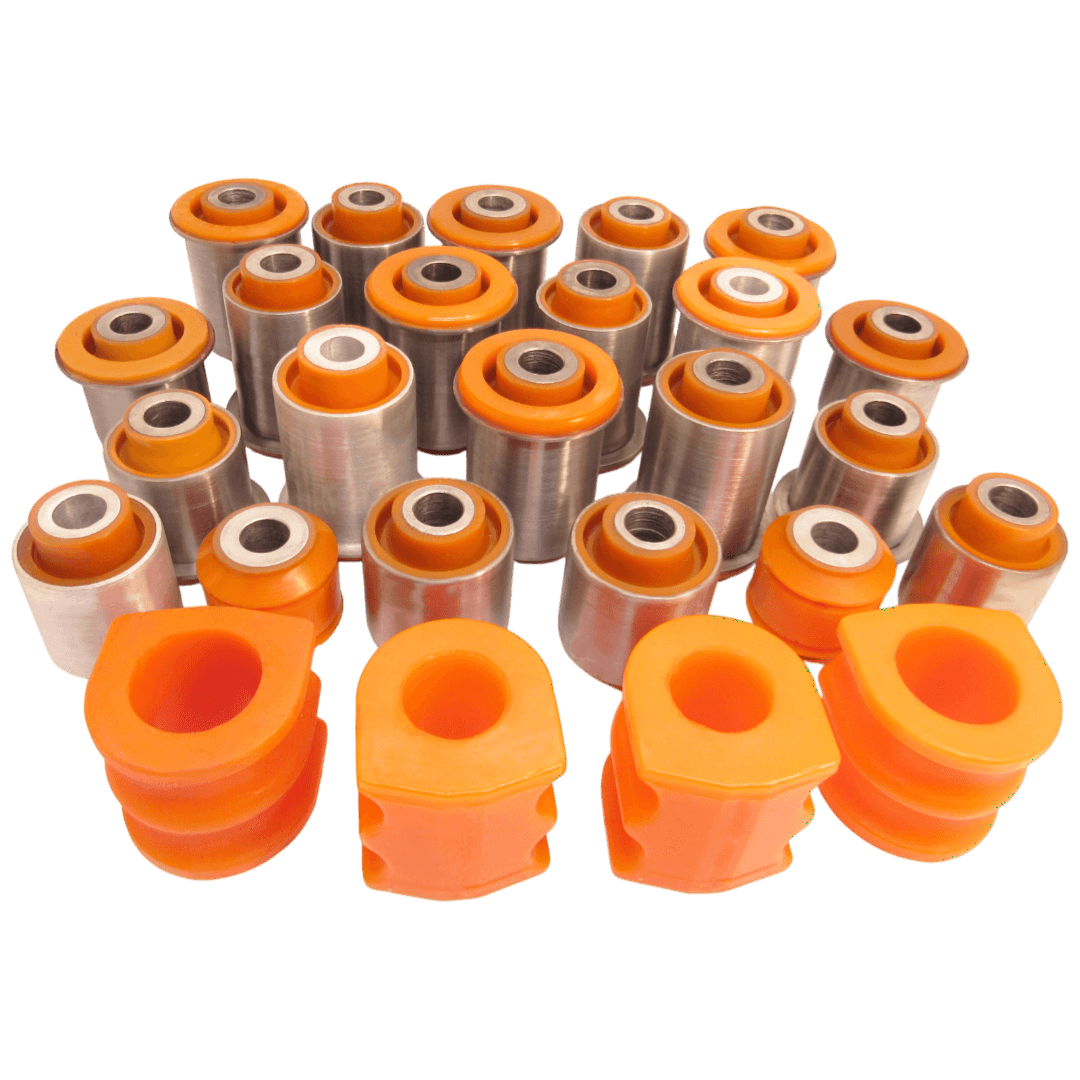 Polyurethane front and rear suspension kit Nissan Pathfinder 2005-2014: 54524-EB30A, 54524EB30A, 54525-EB30A, 54525EB30A, NAB-R51UP, NABR51UP, 54524-ZC30A, 54524ZC30A, 54525-ZC30A, 54525ZC30A, 54524-1LA0A, 545241LA0A, 54524-ZQ00A, 54524ZQ00A, 54525-ZQ00A, 54525ZQ00A, 54542-EB70D, 54542EB70D, 54524-7S000, 545247S000, 54525-7S000, 545257S000, 54524-ZR00A, 54524ZR00A, 54 52 5EA 000, 54525EA000, 54542-EB70A, 54542EB70A, 54525-ZR00A, 54525ZR00A, 54 52 4EA 000, 54524EA000, 0224-R51UL, 0224R51UL, 54525-EB300, 54525EB300, 54525-EA00A, 54525EA00A, 0224-R51UR, 0224R51UR, 54524-EB300, 54524EB300, 54524-EA00A, 54524EA00A, 701399107B, 7D0 399 107 S, 7D0399107S, 7D0 399 107 AL, 7D0399107AL, 701199131B, 701399111F, 54525-ZR00B, 54525ZR00B, 54524-ZR00B, 54524ZR00B, 54 50 0EB 300, 54500EB300, 54501-EB300, 54501EB300, 54501-ZR00A, 54501ZR00A, 54500-ZR00A, 54500ZR00A, 54500-1LA0D, 545001LA0D, 54500-9CD0B, 545009CD0B, 54501-1LA0D, 545011LA0D, 54501-9CD0B, 545019CD0B, 54500-7S002, 545007S002, 54501-7S002, 545017S002, 55045-7S001, 550457S001, NAB-207, NAB207, 54500-ZC30A, 54500ZC30A, 54501-ZC30A, 54501ZC30A, 54500-EB30C, 54500EB30C, 54 50 1EB 30C, 54501EB30C, 54500-EB31A, 54500EB31A, 54 50 1EB 31A, 54501EB31A, 54500-EB300S1, 54500EB300S1, 54500-EB30CS1, 54500EB30CS1, 54500-EB31AS1, 54500EB31AS1, 54501-EB300S1, 54501EB300S1, 54501-EB30CS1, 54501EB30CS1, 54501-EB30A, 54501EB30A, 54500-1LA0A, 545001LA0A, 54500-EA000, 54500EA000, 54500-9CD0C, 545009CD0C, 54500-ZG90A, 54500ZG90A, 54500-ZG90B, 54500ZG90B, 54501-1LA0B, 545011LA0B, 54501-7S001, 545017S001, 54501-ZG90A, 54501ZG90A, 54501-ZG90B, 54501ZG90B, 54501-EA000, 54501EA000, 54 50 04K H1A, 545004KH1A, 54 50 14K H1A, 545014KH1A, 56 21 95X 00A, 562195X00A, 56100-EB31E, 56100EB31E, NAB-278, NAB278, 56100-EB37E, 56100EB37E, 56100-EB31B, 56100EB31B, 56100-EB36D, 56100EB36D, 56100-EB33E, 56100EB33E, 56100-EB38C, 56100EB38C, 56100-EB36E, 56100EB36E, 56100-EB39B, 56100EB39B, 56110-EA026, 56110EA026, 56 10 0EB 39C, 56100EB39C, 56100-5X01C, 561005X01C, 56100-EB37D, 56100EB37D, 56100-5X07A, 561005X07A, 56100-5X05A, 561005X05A, 56100-5X06A, 561005X06A, 56100-5X07B, 561005X07B, 56110-EA028, 56110EA028, 56110-EA027, 56110EA027, 56110-EA025, 56110EA025, 56200-EA027, 56200EA027, 56200-EA026, 56200EA026, 56200-EA025, 56200EA025, 56100-EB31D, 56100EB31D, 56100-EB39D, 56100EB39D, 56100-EB32E, 56100EB32E, 56100-EB34A, 56100EB34A, 56100-EB31C, 56100EB31C, 56100-EB31A, 56100EB31A, 56200-EA00C, 56200EA00C, 56100-5X01B, 561005X01B, 56100-5X01A, 561005X01A, 56100-EB37B, 56100EB37B, 56100-EB37C, 56100EB37C, 56100-EB39A, 56100EB39A, 54613-EA000, 54613EA000, 54613-ZL10A, 54613ZL10A, 54613-ZS20A, 54613ZS20A, NSB-R51MF, NSBR51MF, 55 15 7EA 501, 55157EA501, NAB-021, NAB021, 55157-7S000, 551577S000, 48530-80413, 4853080413, 0201-021, 0201021, BH22088, RU-645, RU645, NS-0647, NS0647, RRD3022, 551132, 55157-EA50A, 55157EA50A, 55217 F2AA0, 55217F2AA0, 48530-53121, 4853053121, 48530-80288, 4853080288, 55501-EB300, 55501EB300, 55502-EB300, 55502EB300, NAB-R51RUP1, NABR51RUP1, 55045-EB30A, 55045EB30A, 55502-EB31A, 55502EB31A, 55501-EB31A, 55501EB31A, 55504-EB300, 55504EB300, NAB-R51RUP2, NABR51RUP2, 55045-EB30B, 55045EB30B, 55 1B 0EB 300, 551B0EB300, NAB-R51R, NABR51R, 551B0-1LB0A, 551B01LB0A, 551B0-1LB0B, 551B01LB0B, 551B0-1LB0C, 551B01LB0C, 55 1A 0EB 300, 551A0EB300, 55 1A 1EB 300, 551A1EB300, 55153-EB30B, 55153EB30B, 55 1A 1EB 31A, 551A1EB31A, 55 1A 0EB 31A, 551A0EB31A, NAB-R51RL2, NABR51RL2, 55153-EB30A, 55153EB30A, 551A0-EA500, 551A0EA500, 551A1-EA500, 551A1EA500, NAB-R51RL1, NABR51RL1, 54 61 3EA 520, 54613EA520, NSB-R51MR, NSBR51MR wholesale from PolyPro.