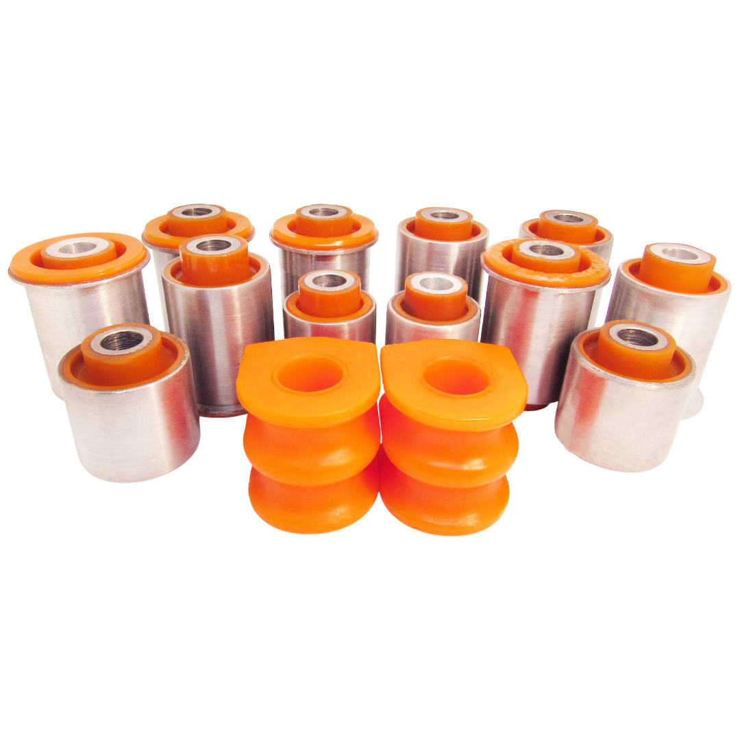 Polyurethane rear suspension kit Nissan Pathfinder 2005-2014: 55 15 7EA 501, 55157EA501, NAB-021, NAB021, 55157-7S000, 551577S000, 48530-80413, 4853080413, 0201-021, 0201021, BH22088, RU-645, RU645, NS-0647, NS0647, RRD3022, 551132, 55157-EA50A, 55157EA50A, 55217 F2AA0, 55217F2AA0, 48530-53121, 4853053121, 48530-80288, 4853080288, 55501-EB300, 55501EB300, 55502-EB300, 55502EB300, NAB-R51RUP1, NABR51RUP1, 55045-EB30A, 55045EB30A, 55502-EB31A, 55502EB31A, 55501-EB31A, 55501EB31A, 55504-EB300, 55504EB300, NAB-R51RUP2, NABR51RUP2, 55045-EB30B, 55045EB30B, 55 1B 0EB 300, 551B0EB300, NAB-R51R, NABR51R, 551B0-1LB0A, 551B01LB0A, 551B0-1LB0B, 551B01LB0B, 551B0-1LB0C, 551B01LB0C, 55 1A 0EB 300, 551A0EB300, 55 1A 1EB 300, 551A1EB300, 55153-EB30B, 55153EB30B, 55 1A 1EB 31A, 551A1EB31A, 55 1A 0EB 31A, 551A0EB31A, NAB-R51RL2, NABR51RL2, 55153-EB30A, 55153EB30A, 551A0-EA500, 551A0EA500, 551A1-EA500, 551A1EA500, NAB-R51RL1, NABR51RL1, 54 61 3EA 520, 54613EA520, NSB-R51MR, NSBR51MR wholesale from PolyPro.