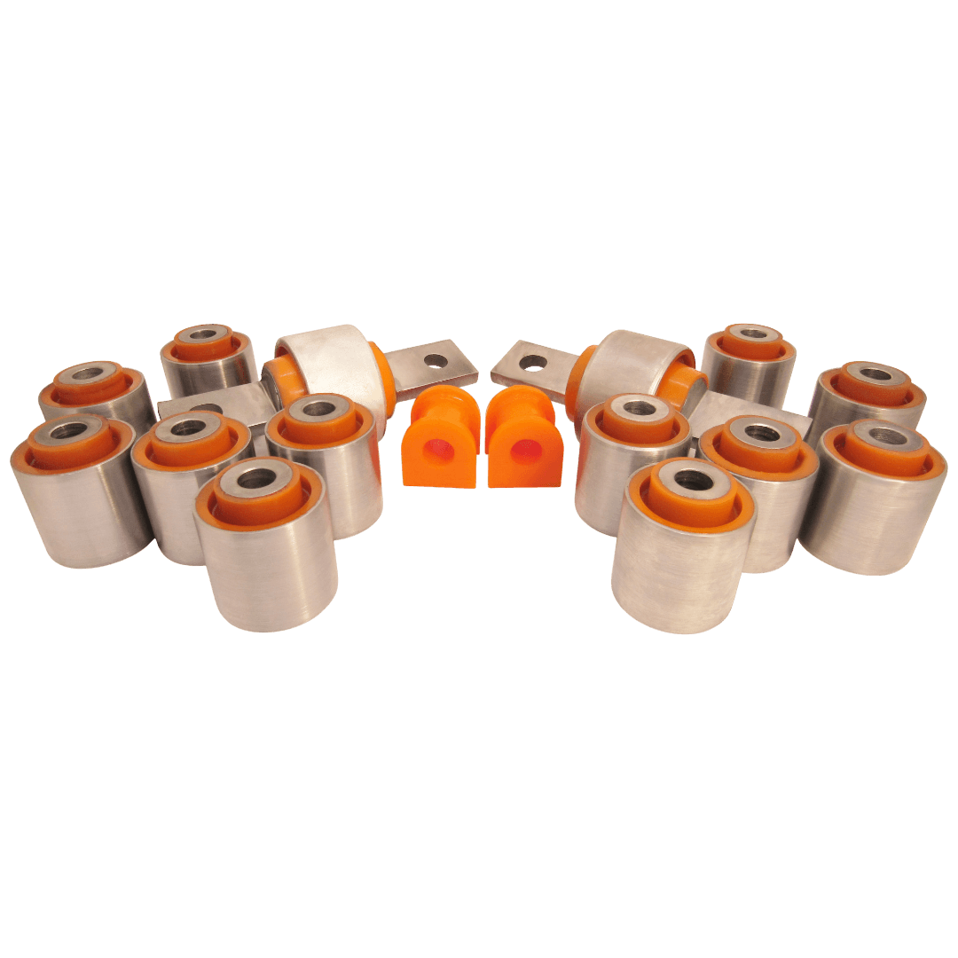 Polyurethane rear suspension kit Suzuki Kizashi 2009-2014: 46641-57L00, 4664157L00, 46641-57L00-000, 4664157L00000, 46201-57L00, 4620157L00, 46120-57L00, 4612057L00, 46202-57L00, 4620257L00, 46205-57L00, 4620557L00, 46206-57L00, 4620657L00, 46350-57L00, 4635057L00, 46110-57L00, 4611057L00, 46150-57L00, 4615057L00, 46300-57L10, 4630057L10 wholesale from PolyPro.