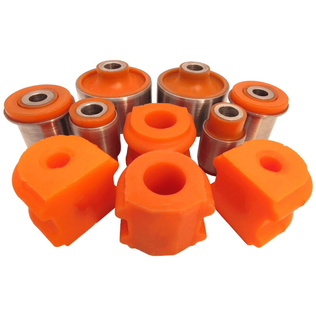 Polyurethane front and rear suspension kit Hyundai Tucson 2004-2009: 54584-2E000, 545842E000, HYAB-ELB, HYABELB, 54584-38010, 5458438010, 54584-0Q000, 545840Q000, 54584-1D000, 545841D000, 54584-1J000, 545841J000, 54584-1P000, 545841P000, 54584-2B000, 545842B000, 54584-2G000, 545842G000, 54584-2H000, 545842H000, 54584-2K000, 545842K000, 54584-38100, 5458438100, 54584-38600, 5458438600, 54584-38610, 5458438610, 54584-3F600, 545843F600, 54584-3J000, 545843J000, 54584-3K000, 545843K000, 54584-4D000, 545844D000, 54584-4D001, 545844D001, 54584-4D002, 545844D002, 54584-3F100, 545843F100, 54584-38000, 5458438000, HYAB-TUCB, HYABTUCB, 54584 3X000, 545843X000, 54584-4L000, 545844L000, 54584 1G000, 545841G000, 54501 2R000, 545012R000, 54500 2H000, 545002H000, 54500 2H100, 545002H100, 54501 2H000, 545012H000, 54500 2R000, 545002R000, 54551 2E000, 545512E000, 54551-3R000, 545513R000, HYAB-TUCS, HYABTUCS, 514914, CVKH88, GOMK103, FL10656J, 24376AP, SCR3110, TD1756W, PXCBA053S, HY0610, 887636, HYSB-14698, HYSB14698, 8753055SX, FRD3161, HY0106RP, BH11064, BSK7872, 12062396, 54551 2G000, 545512G000, 54551 2H000, 545512H000, 545551-3r000, 5455513r000, 54500 1M100, 545001M100, 54551 C5000, 54551C5000, 54501 1M100, 545011M100, 54551 C1000, 54551C1000, 54551-1D000, 545511D000, 54551 A4000, 54551A4000, 54813-2E100, 548132E100, HYSB-TUCF248, HYSBTUCF248, 55513 2E100, 555132E100, 55513 0Z000, 555130Z000, 55513 2E000, 555132E000, HYSB-TUCR, HYSBTUCR, 55210 2E610, 552102E610, HYAB-TUC2, HYABTUC2, 55227-2E500, 552272E500, 55210 2E500, 552102E500, 55210 2E510, 552102E510, 55210 2E600, 552102E600, 55215-2E500, 552152E500, HYAB-TUC5, HYABTUC5, 55310-3E500, 553103E500, 55210-2E100, 552102E100, 55210-2E000, 552102E000, 55220 2E110, 552202E110, 55220 2E100, 552202E100, 55116-2E000, 551162E000, HYAB-TUC4, HYABTUC4, 55227-2D000, 552272D000, HYAB-TUC3, HYABTUC3, 55215 2D000, 552152D000, 55220 2D000, 552202D000, 55210 2D000, 552102D000, 96550055, 48710-48030, 4871048030, 48710-12200, 4871012200, 48730-20220, 4873020220, 55116 29000, 5511629000, HYAB-TUC1, HYABTUC1, 96550064, 52750 2D105, 527502D105, 55116 25000, 5511625000, 48725 03010, 4872503010, 96550057, 42305-12130, 4230512130, 42305-06100, 4230506100, 48780-20150, 4878020150, 48780-02030, 4878002030, 48780-33010, 4878033010, 42305-48020, 4230548020, 42304-06020, 4230406020, 48780-48030, 4878048030, 48780-12080, 4878012080, 42305-48021, 4230548021, 42304-48010, 4230448010, 48780-32020, 4878032020, 42304-06100, 4230406100, 42305-12090, 4230512090, 42305-06020, 4230506020, 42305-33010, 4230533010, 42304-20170, 4230420170 wholesale from PolyPro.