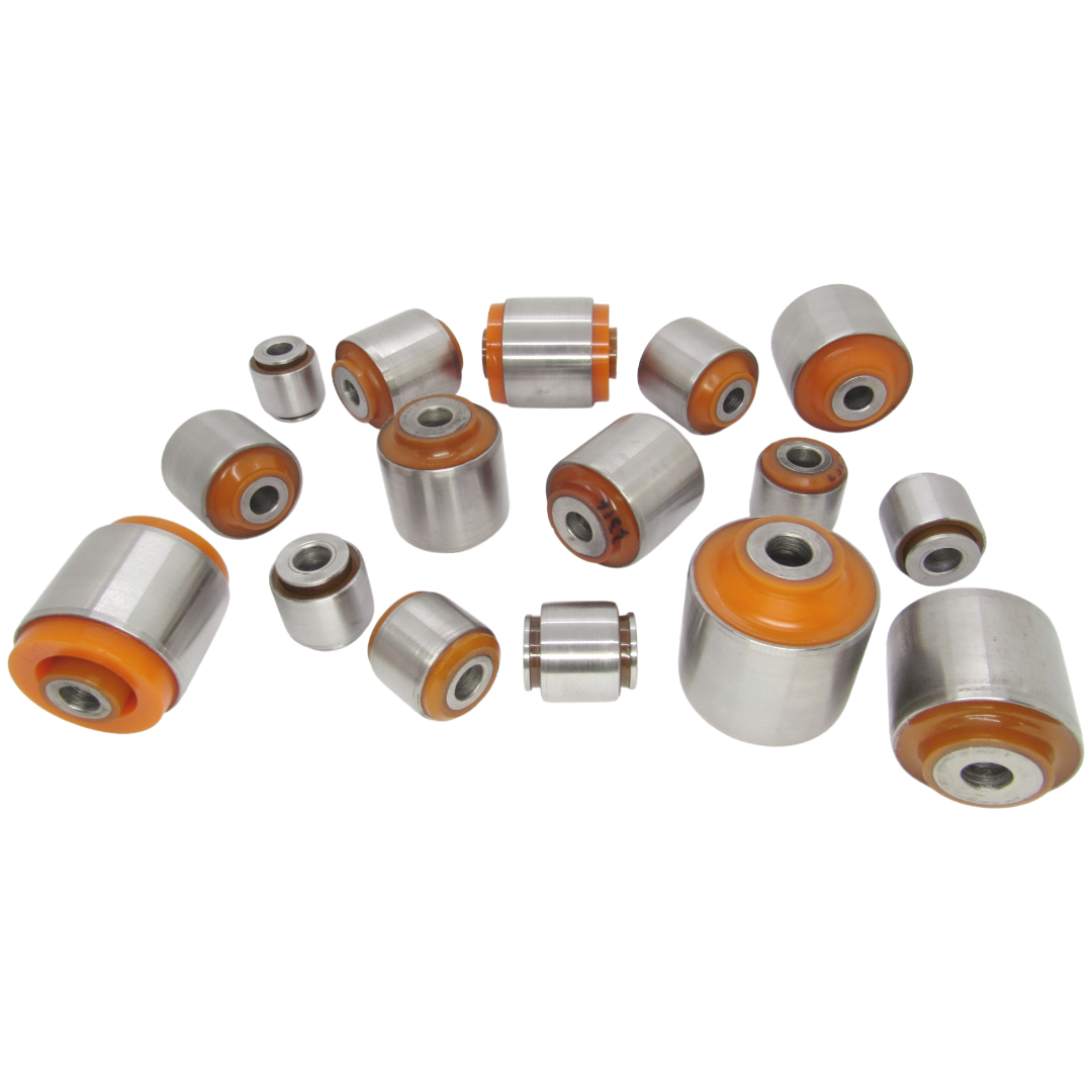 Polyurethane rear suspension kit Lancia Thesis 2001-2009: 6 066 5922, 5 174 3778, 6 067 5743, 4 684 4502, 6 065 9803, 6 067 0274, 6 067 0275, 6 068 3209, 6 066 7640 wholesale from PolyPro.