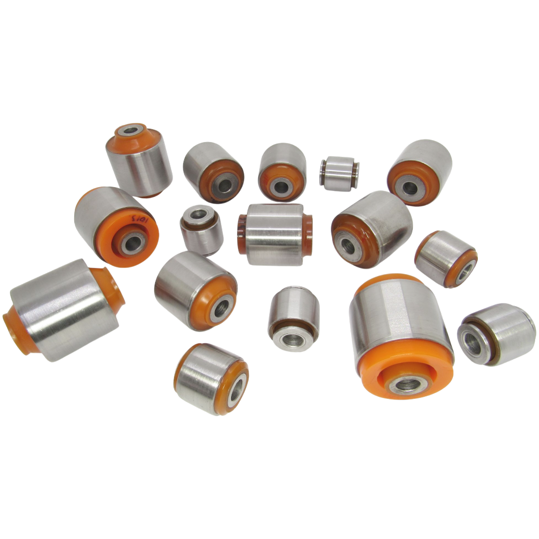 Polyurethane rear suspension kit Lancia Thesis 2001-2009: 6 066 5922, 5 174 3778, 6 067 5743, 4 684 4502, 6 065 9803, 6 067 0274, 6 067 0275, 6 068 3209, 6 066 7640 wholesale from PolyPro.