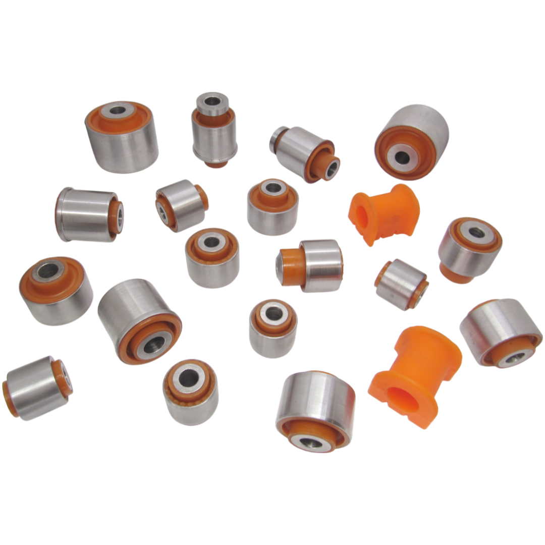Polyurethane rear suspension kit Lincoln Mkx 2016-: E1GZ-5500-D, FR3Z-5500-C, 5 282 349, 5 309 170, 2 161 883, FR3Z-5500-D, FR3Z-5500-H, E1GZ-5500-C, 5 282 350, 5 309 181, FR3C5K743AC, E1GC5K743AXB, FR3C5K742AC, 2 123 433, FR3C-5K74-2AD, E1GC-5K74-2AXC, 2 148 783, 2 123 438, FR3C-5K74-3AD, E1GC-5K74-3AXC, E1GZ-5A97-2A, FR3Z-5A97-2A, 5 282 202, 5 310 657, FR3C-5A97-2AC, 5299859, 5299860, FR3C5K898AC, FR3Z-5K89-8A, 5 299 859, 5 309 231, FR3C5K898AC, E1GC5K898AXB, FR3Z-5K898-B, FR3Z5K898B, E1GZ-5K898-A, E1GZ5K898A, E1GZ-5K898-C, E1GZ5K898C, E1GZ-5K89-8A, F2GZ-5500-C, H2GZ-5500-A, E1GZ-5B758-B, E1GZ-5B759-B, FR3Z5B758G, FR3Z5B759D, 2376814, 2146414, 2376812, FR3Z5B759B, FR3Z-5493-B, FR3Z-5493-A, 5282193, F2GZ-5493-B wholesale from PolyPro.