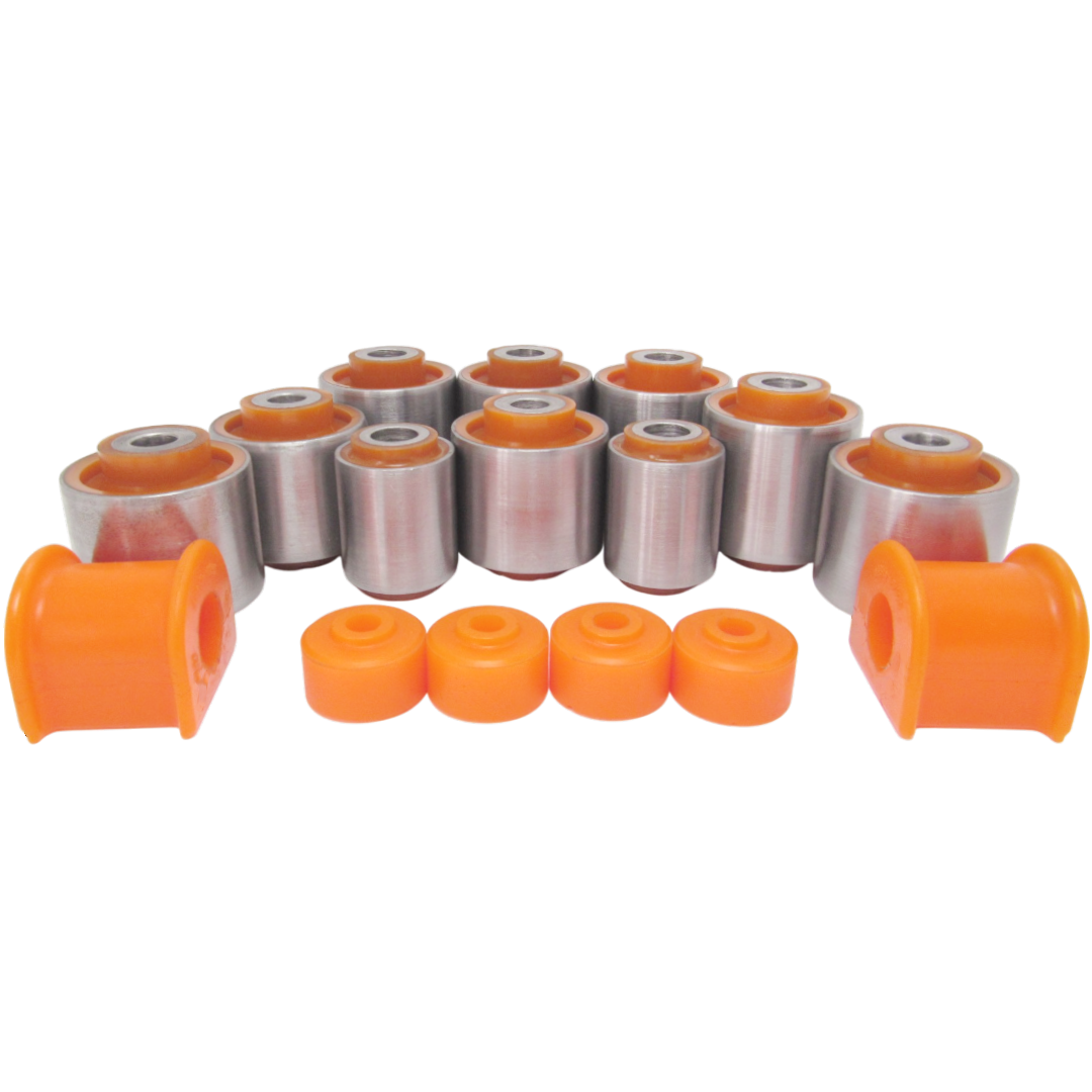 Polyurethane rear suspension kit Toyota Fj Cruiser 2006-2010: TAB-161, 48740-35040, 48740-60160, 48706-60060, TAB-157, 877060010, 4879060010, 4871035060, 4871035070, 4871435010, 4871060160, 4871035050, TAB159, 4872535020, 8973665020, 97366502, 464315, 464311, 97125086, 48720-35060, 48720-35061, 0125-LC120L, 48815-10090, TSB-RZJ120R, 4881526100, TSB792, 4881514140, TSB-799, 48815-14130, 0123-GRJ200R, 48802-60100, 48817-60010, 90948-02201, 90948-02202, TF69Y0-2906620, 3 50 153, 48817-22020, 48817-22010, 48817-30010, 48817-30020, 48817-YE010, 614 035 0009, 48817-02010, TSB-809, 02875013, 4246112, 2875013, TSB-789, 56127-50000, 90948-01003, 56112-VB000, 20638-61500, NSB-009, UH71-34-152, 56112-A01B0, 54817 36010, 56112-A0100, 56112-90J00, 54817 36000, 56112-V0100, 56112-BM400, 56112-A0100B, 56112-50Y00, 56112-09400, 56112-90J05, 44521-31010 wholesale from PolyPro.
