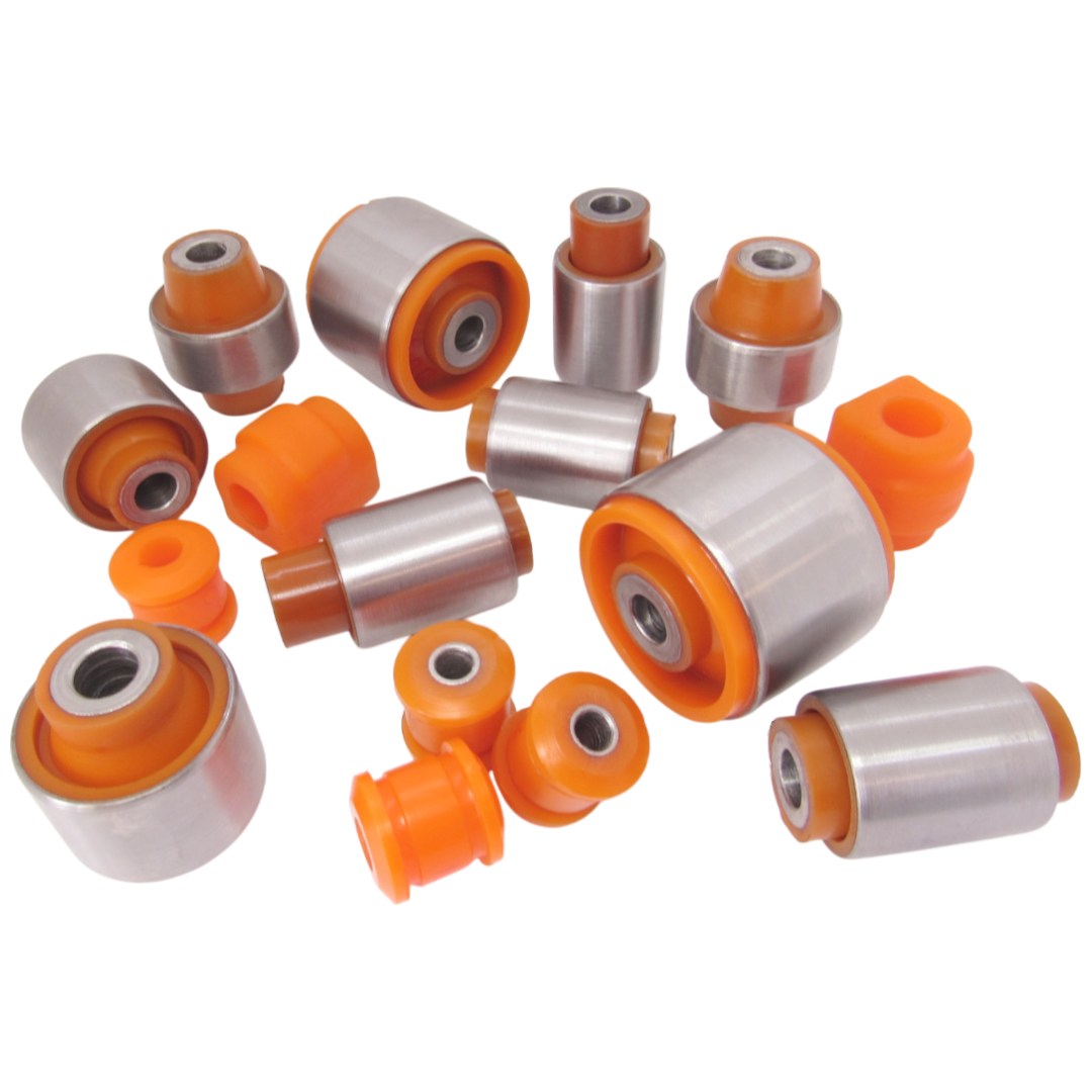 Polyurethane rear suspension kit Bmw E46 1998-2006: 33321137571, 33321092247, BMAB053, 33321138383, 33321092248, BMAB050, 33326770824, 33321140345, 33326775551, 33306852895, 33321138722, BMAB-002Z, BAB002Z, 33 32 1 094 457, 33 32 1 136 643, 33 32 6 770 803, 33 32 6 774 777, 33 32 1 136 644, 33 32 6 770 804, 33 32 1 094 458, 33 32 6 774 778, 33 32 1 090 449, 33 32 1 090 450, 33 32 1 136 723, 33 32 1 136 724, 33321136311, 33326771828, BMAB051, 33321097009, 33321137806, 33326770786, 33326757885, 33326770817, 33322228153, BMAB052, 33551094619, 33551096669, 33551094551, 20 79 0037, 31 35 1 127 390, 33 55 2 160 605, 33 55 1 131 155, 33551093663, 33551092525, 33551138104, 33 55 1 136 491, 33 55 1 094 550 wholesale from PolyPro.