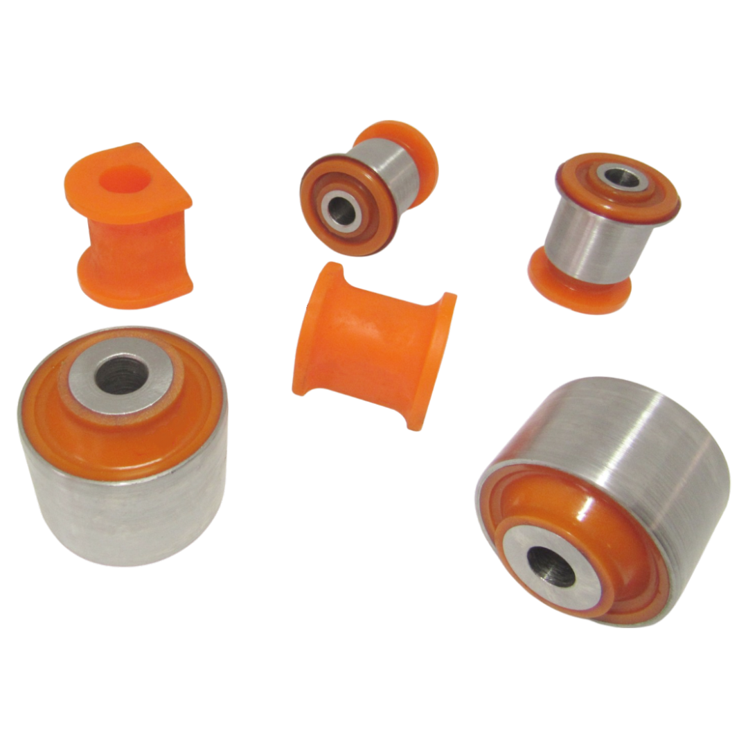 Polyurethane front suspension kit Volkswagen T5 2003-2015: 7H0407182, 7H0 407 182 A, 7D0407183, 701407183C, 7D0407183C, 7H0407183, 2H0407183A, 100 407 0053, 7H5411313B, VWSB005, 7H5411313A, VWSB004, 7H0411313, VWSB003 wholesale from PolyPro.