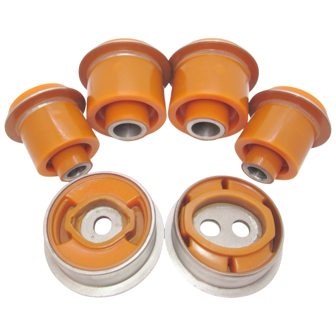Polyurethane bushings rear subframe kit Lexus is 2006-2013: 5227153030, 5227553030, TAB-217, 41651-30060, 41651-22060, 41651-51010, TAB-216, 41651-30070, 41651-22070 wholesale from PolyPro.