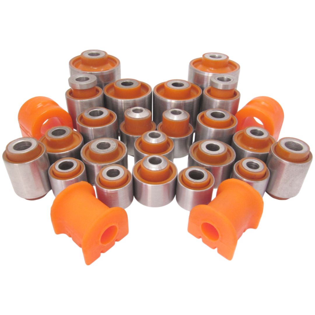 Polyurethane front and rear suspension kit Ford Mustang 2015-: FR3Z-3078-B, MCS-190146, FR3Z-3079-B, MCS-190147, FR3Z-3078-A, MCF-2327, FR3Z-3079-A, MCF-2328, FR3Z-5484-A, 5K651, 5K652, 5 282 344, 5 282 346, 2188875, 2146435, 2146431, 2146439, FR3Z-5500-J, FR3Z-5500-K, FR3Z5B759B, FR3Z-5500-C, 5 282 349, 2 161 883, 2 123 433, FR3C-5K74-2AC, FR3C-5K74-2AD, E1GC-5K74-2AXC, FR3Z-5500-D, 5 282 350, 2 148 783, 2 123 438, FR3C-5K74-3AC, FR3C-5K74-3AD, E1GC-5K74-3AXC, 5299859, 5299860, FR3C5K898AC, FR3Z-5K89-8A, 5 299 859, 5 309 231, FR3C5K898AC, E1GC5K898AXB, FR3Z-5K898-B, FR3Z5K898B, E1GZ-5K898-A, E1GZ5K898A, E1GZ-5K898-C, E1GZ5K898C, E1GZ-5K89-8A, FR3Z-5A97-2A, 5 282 202, 5 310 657, FR3C-5A97-2AC, FR3Z5B758G, FR3Z5B759D, 2376814, 2146414, 2376812, FR3Z5500J, 2188875, 2146435, 2146431, 2146439, FR3Z-5500-K, FR3Z5500K, FR3Z-5493-A, 5282193, FR3Z-5493-B wholesale from PolyPro.