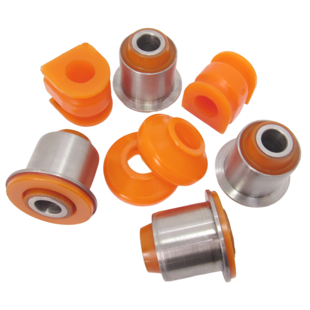Polyurethane front suspension kit Dacia Duster 2010-2018: RNAB-DUSTF, 54 50 001 38R, 54 50 116 97R, 545602788, 545006542, 54 50 402 80R, 54 50 554 13R, 54 50 128 15R, 54 50 167 46R, 54 50 199 69R, 54 50 012 25R, 54 50 065 42R, 86 60 005 375, 86 60 005 373, 546114237R, 8200852550 wholesale from PolyPro.