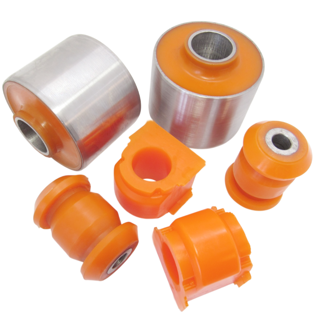 Polyurethane front suspension kit Mazda Cx-7 2006-2012: MZABCXB, EG2134350D, EH4434350, EH4434350C, L2063435ZB, TD1134350B, TD1134350C, TE6934350, TE6934350C, EG2134300D, EH4434300, EH4434300C, L2063430ZB, TD1134300B, TD1134300C, TD1134300E, TE6934300, MZAB-CXBX, EH64-34-350, EH64-34-300, MZABCX7S, EG2134300D, EG2134350D, EH4434300, EH4434300C, EH4434350, EH4434350C, L2063430ZB, L2063435ZB, EH4834156, MZSBERD25F, EH4834156A, J73044YMT, MZSBERF, EG2134156B, EG2134156D, EG2134156C wholesale from PolyPro.