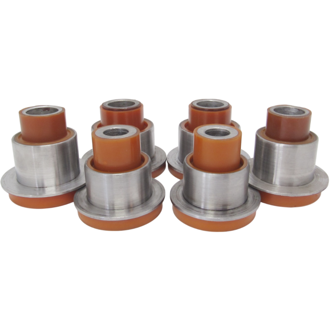Polyurethane bushings front subframe kit Mazda Cx-9 2007-2013: MZAB136, EG213480XE, TD113480XD, TD113480XB, EG213480XD, YF25002, MZAB135, GS1D3480XH, GS1D3480XF, GS1D3480XE, EG213480XE, GS1D3480XG, TD113480XD, TD113480XB, EG213480XD, YF25003, MZAB137, EG213480XE, TD113480XD, TD113480XB, EG213480XD, YF25004 wholesale from PolyPro.