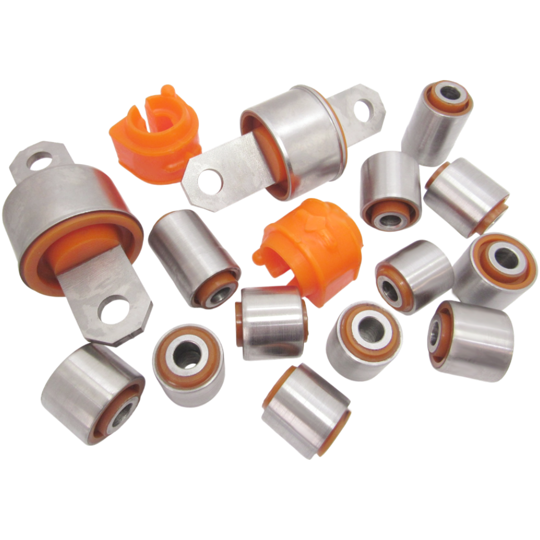 Polyurethane rear suspension kit Volvo C30 2006-2012: 1061670, 1304124, 4S4Z5A968AC, 4S4Z5A969AC, 98AG5K896AB, 30666821, 31290297, C2Y62846X, C23628250A, 30666821, 1304124, BP4K28250K, 1061670, Mzab062, 31360695, FDAB022, 1692849, CV6Z5A968A, BV6Z5A968A, C236-28-200C, C236-28-200A, C236-28-200B, C236-28-200D, C513-28-200, C513-28-250, C236-28-250C, C236-28-250A, C236-28-250B, C236-28-250D, BV6Z-5A968-B, BV6Z-5A969-A, BV6Z-5A969-B, CV6Z5-A968-B, CV6Z-5A969-A, CV6Z-5A969-B, CV6Z-5A968-F, CV6Z-5A969-G, GV6Z-5A968-A, GV6Z-5A969-A, BBM4-28-200B, BBM4-28-250B, 803703, 30748375, 30748376, 31406746, 31202763, 31202764, 31406747, 31406748, 1 457 609, 1 509 831, 1 509 830, 1 737 518, 6G915500AAD, AV6Z-5500-B, BV6Z-5500-E, 31202762, 31212034, 31406749, 31406750, 6G91-5500M-AD, 6G91-5500N-AD, 30 778 343, 6G91 5500 XAA2 PIA14, 6G91-5500A-AC, 6G91-5500X-AA, BV6Z-5500-F, CV6Z-5500-N, FDAB-008, 68065 659AC, 1118921, 1117859, C2S50863, 4721 346AA, 68065 659AB, 04721346AA, 1118920, 1S71-5K652-AC, 1S71-5K652-AB, 1117857, 1S71-5K65-2A, 1S71-5K743-AC, 1S71-5K743-AB, 1502731, FDAB016, 31406753, 31340272, 30748343, AV61-5500-AC, 6G91-5500B-AA, 1 752 565, 1 387 629, AV61-5500-AB, 98AG-G5K653-DA, 98AG-5K067-AG, 8M51-5500-BA, 8M51-5500-AA, 6M51-5500-BA, MZAB064, 8V41-5500-AA, 31317267, 30681512, 1 686 184, 1 683 463, 1 524 422, 1 484 033, 1 230 619, 1 123 275, 1 122 567, 1 060 660, BP4K28C10B, 31277305, 31201356, 1317609, 55520-HA00A, BP4K-28-C10A, BBM2-28-C10, BV6Z-5500-A, AV61-5500-CB, AV61-5500-CA, 8M51-5500-BB, 8M51-5500-AB, 1 752 736, 1 517 403, 1 503 993, 1 502 440, 1 448 127, 1 329 730, 1 325 326, 1 220 005, 1 136 072, 1 113 289, 1 061 660, 31202761, 31262690, 1 755 222, EG21-28-C10B, EG21-28-C20, 1061659, 1 136 073, 1M515500AA, 1M515500AB, 1M515500AC, 1M515500BA, 98AG5500AG, 98AG5500BF, 8671921, 1 253 737, 98AG-5K067-AH, 31212503, 1 100 977, 1 073 252, 1 231 457, 98AG-5K067-AJ, 1 061 662, 98AG-5K067-AK, VLAB012, 1 377 449, 30760069, 31262127, 6G91-5K743X-AD, 31262931, 31340354, 31262930, 1 426 770, 1 387 628, 31262439, 31262128, 30736864, 1061668, 1105524, 1500111, 1703145, 552562G000, BBP328500A, 30683067, C23628500A, 98AG5K743AF, BP4K28500C, 1105524, BP4K28500E, BP4K28500D, 552562G000, BP4K28500D, Mzab063, 1 500 111, 1 703 145, 55110-HA00A, 55256-2G000, BBP3-28-500A, 1061668, 30683067, 4S4Z-5A638-AC, 1 753 556, C236-28-500A, 1 712 237, 98AG-5K743-AF, BV6Z-5500-D, BP4K-28-500C, 1 105 524, BP4K-28-500E, BP4K-28-500D, BP4K-28-500, AV61-5K743-AB, Mzab-063, 0525-MZ3FR, KAB-CDR, 55253 2S000, 55256-1H000, 55250 1D000, YS41-5K743-AB, 3M51-5K653-AB, 3M51-5K653-AC, EG21-28-500B, 98AG-5K743-AE, 1 251 941, 1 253 734, 3M51-5K653-AA, 13000384, 13001121, CV6Z-5500-L, 1 913 259, 1061666, 1064128, 1335249, 1357317, 1787961, 30736922, C23628300, 30736922, 1502729, BP4K28300D, 1357319, BBP328300A, BBP328300B, 1064128, BBP328300C, 1744422, BV615K652CE, Mzab066, 1 061 666, 1 064 128, 1 335 249, 1 357 317, 1 787 961, 1 502 729, BP4K-28-300D, 1 357 319, BBP3-28-300A, BBP3-28-300B, 1 064 128, BBP3-28-300C, 1 744 422, BV61-5K652-CE, Mzab-066, 1 882 884, 1 931 562, BV6Z-5500-C, 1948762, 1882883, 1785674, BV615K652EH, B37F-28-300A, B37F-28-300B, B39D-28-300A, B39D-28-300C, CV6Z5500P, CV6Z5500F, CV6Z5500J, 1782008, 1913259, CV61 5K652-AAD, CV615K652AAD, FV6Z-5500-A, C236-28-300, C291-28-300B, C291-28-300C, C236-28-300A, C236-28-300B, 1 333 566, 31290301, 1 548 460, MZABMZ3RKIT, 1 782 008, 1 718 501, 1 787 961, 1 894 049, 1 894 048, 1 909 108, 1 882 880, 1 949 978, 2 271 246, 4M51-5K652-CB, AV61-5K653-AB, BV61-5K652-AG, CV61-5K652A-AA, CV6Z-5500-P, 7S4Z-5500-A, BP4K-28-300B, BP4K-28-300E, C273-28-300A, C273-28-300B, C275-28-300A, 31277584, C236-28-300C, 31387062, 31317264, 31387063, 31317265, 1061666, 1064128, 1335249, 1357317, 30736922, C23628300, 30736922, 1502729, BP4K28300D, 1357319, BBP328300A, BBP328300B, BBP328300C, 1744422, BV615K652CE, EG2128300, EG2128350, EH4428300, EH4428350, Mzab065, 1 061 666, 1 064 128, 1 335 249, 1 357 317, 1 502 729, BP4K-28-300D, 1 357 319, BBP3-28-300A, BBP3-28-300B, BBP3-28-300C, 1 744 422, BV61-5K652-CE, Mzab-065, 1 335 249, MZAB-102, 1 744 422, EH44-28-300, EH44-28-350, EG21-28-300, BV61-5K652-CE, 30714682, 30647512, 30647419, FSBCB4R, 1371748, 3M514A037GA, 1416474, 3M514A037EB, 1345913, BP4K-28-156A, BP4K-28-156D, 1 337 964, 30714683, BP4K-28-156B, BP4K-28-156C, BP4K-28-156E, CV6Z-5493-B wholesale from PolyPro.