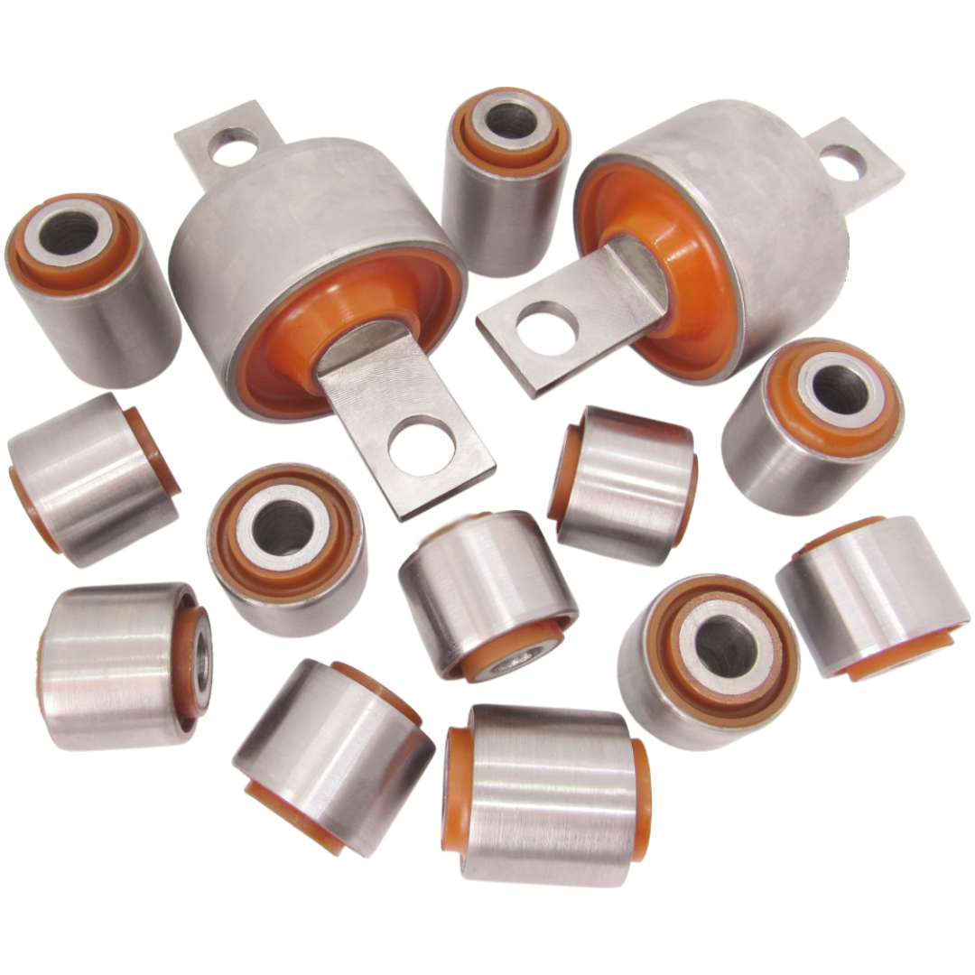 Polyurethane rear suspension kit Lincoln Mkc 2014-2018: CV6Z-5500-M, CV6Z-5500-C, CV6Z-5500-E, EJ7C-5K74-3AC, EJ7Z-5500-D, EJ7Z-5500-E, EJ7Z-5500-C, ej7c-5k898-ab, ej7c-5k896-aa, EJ7Z-5A969-B, EJ7Z-5A968-B, EJ7C-5K652-AC, EJ7Z-5500-A wholesale from PolyPro.