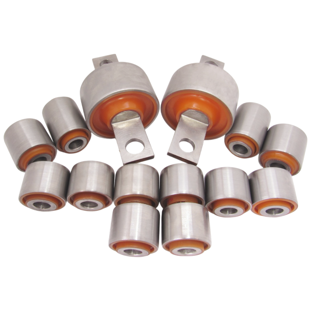 Polyurethane rear suspension kit Lincoln Mkc 2014-2018: CV6Z-5500-M, CV6Z-5500-C, CV6Z-5500-E, EJ7C-5K74-3AC, EJ7Z-5500-D, EJ7Z-5500-E, EJ7Z-5500-C, ej7c-5k898-ab, ej7c-5k896-aa, EJ7Z-5A969-B, EJ7Z-5A968-B, EJ7C-5K652-AC, EJ7Z-5500-A wholesale from PolyPro.