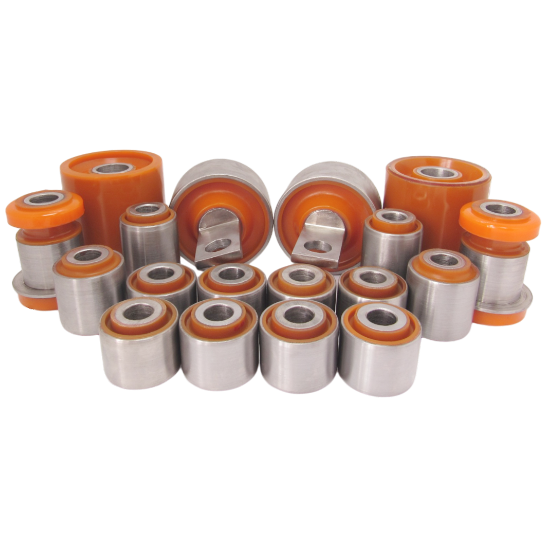 Polyurethane front and rear suspension kit Lincoln Mkc 2014-2018: EJ7C-3A423-AC, EJ7C-3063-AA, EJ7Z-3078-A, EJ7Z-3079-A, 217299, 1234275, 1234371, 1234375, 1309644, 1309645, 1328380, 1328381, 1328670, 1328671, 1332074, 1332075, 1348191, 1348192, 1355149, 1355151, 1362650, 1362651, 1420795, 1420858, 1477858, 1477860, 1488110, 1488111, 1502084, 1570284, 1570285, 1570748, 1570750, 1702970, 1702983, 1709423, 1709424, 1709457, 1709466, 1709468, 1723323, 1723324, 1742265, 1742266, 1749593, 1749991, 1749992, 1781658, 1781660, 1793236, 1793237, 1857345, 1857346, 1865168, 1865173, 1865175, 1865176, 1866068, 1866073, 1883046, 1883049, 2172992, 2176249, 30683338, 30736955, 31201180, 31201181, 31262037, 31262039, 31277462, 31277463, 31277464, 31277465, 0501M3B, 0524MZ3LH, 0524MZ3RH, 3M513A423AB, 3M513A423AF, 3M513A423AG, 3M513A423AH, 3M513A423AJ, 3M513A424AF, 3M513A424AG, 3M513A424AH, 3M513A424AJ, 3M613A262BL, 3M613A262BP, 4M513A423AA, 4M513A423AB, 4M513A423AC, 4M513A423AD, 4M513A423AE, 4M513A423AF, 4M513A423BA, 4M513A423BB, 4M513A424AA, 4M513A424AB, 4M513A424AC, 4M513A424AD, 4M513A424AE, 4M513A424AF, 4M513A424BA, 54500HA00B, 54501HA00B, 8V413A423AC, 8V413A424AC, AV613A423LB, AV613A423MA, AV613A423NA, AV613A423PA, AV613A423RA, AV613A424LB, AV613A424MA, B32H34300, B32H34300A, B32H34300B, B32H34300C, B32H34300D, B32H34300E, B32H34350, B32H34350A, B32H34350B, B32H34350C, B32H34350D, B32H34350E, B37F34300A, B37F34300B, B37F34350A, B37F34350B, B39D34300, B39D34300A, B39D34350, B39D34350A, BBM234300, BBM234300A, BBM234350, BBM234350A, BP4K32300E, BP4K32350E, BP4K34300C, BP4K34300E, BP4K34350C, BP4K34350D, BP4K34350E, BV613063BAA, BV613A423AAB, BV613A423AAC, BV613A424AAB, BV613A424AAC, BV6Z3078A, BV6Z3078B, BV6Z3078C, BV6Z3078E, BV6Z3078F, BV6Z3078G, BV6Z3079G, CV613A262AAA, CV613A423AAC, CV613A424AAC, CV6Z3078B, CV6Z3078C, CV6Z3078G, CV6Z3079B, CV6Z3079C, CV6Z3079F, C27334300B, C27334350A, C27334350B, C51334300, C51334350, F1F130063AAA, F1F13A423AAA, F1F13A424AAA, F1F3A424AAA, F1FZ3078A, F2GZ3079B, F2GZ3079C, F2GZ3079D, FDABCBVB, MCF22544, MCF-2254, MCF2261, MCF2272, MCF2295, MCF2320, MCF2335, MCF2355, MCF2357, MCF2370, MCF2449, MCF2464, MZABMZ3B, MZABMZ3BRUB, MZAB, MZ3BRUB, MZABMZ3BX, CC30-34-300B, CC30-34-300C, BP4K-34-300B, CC30-34-300A, BP4K-34-300D, BP4K-34-300A, CC30-34-300D, CC30-34-300E, CD99-34-300A, BP4K-34-350B, CC30-34-350B, CC30-34-350C, CD99-34-350A, BP4K-34-350A, CC30-34-350A, CC30-34-350E, CC30-34-350D, MCF-2358, 1 889 405, CV6Z-5500-M, CV6Z-5500-C, CV6Z-5500-E, EJ7C-5K74-3AC, EJ7Z-5500-D, EJ7Z-5500-E, EJ7Z-5500-C, ej7c-5k898-ab, ej7c-5k896-aa, EJ7Z-5A969-B, EJ7Z-5A968-B, EJ7C-5K652-AC, EJ7Z-5500-A wholesale from PolyPro.