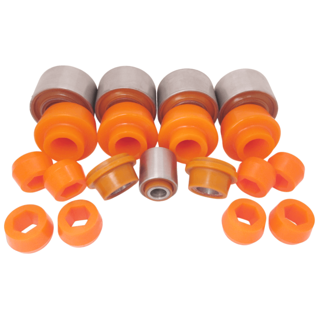 Polyurethane rear suspension kit Toyota Land Cruiser 1984-1990: 48674-60020, 48702-60020, 90385-19003, 90389-20001, TAB-094, 48706-60011, TAB-095 wholesale from PolyPro.