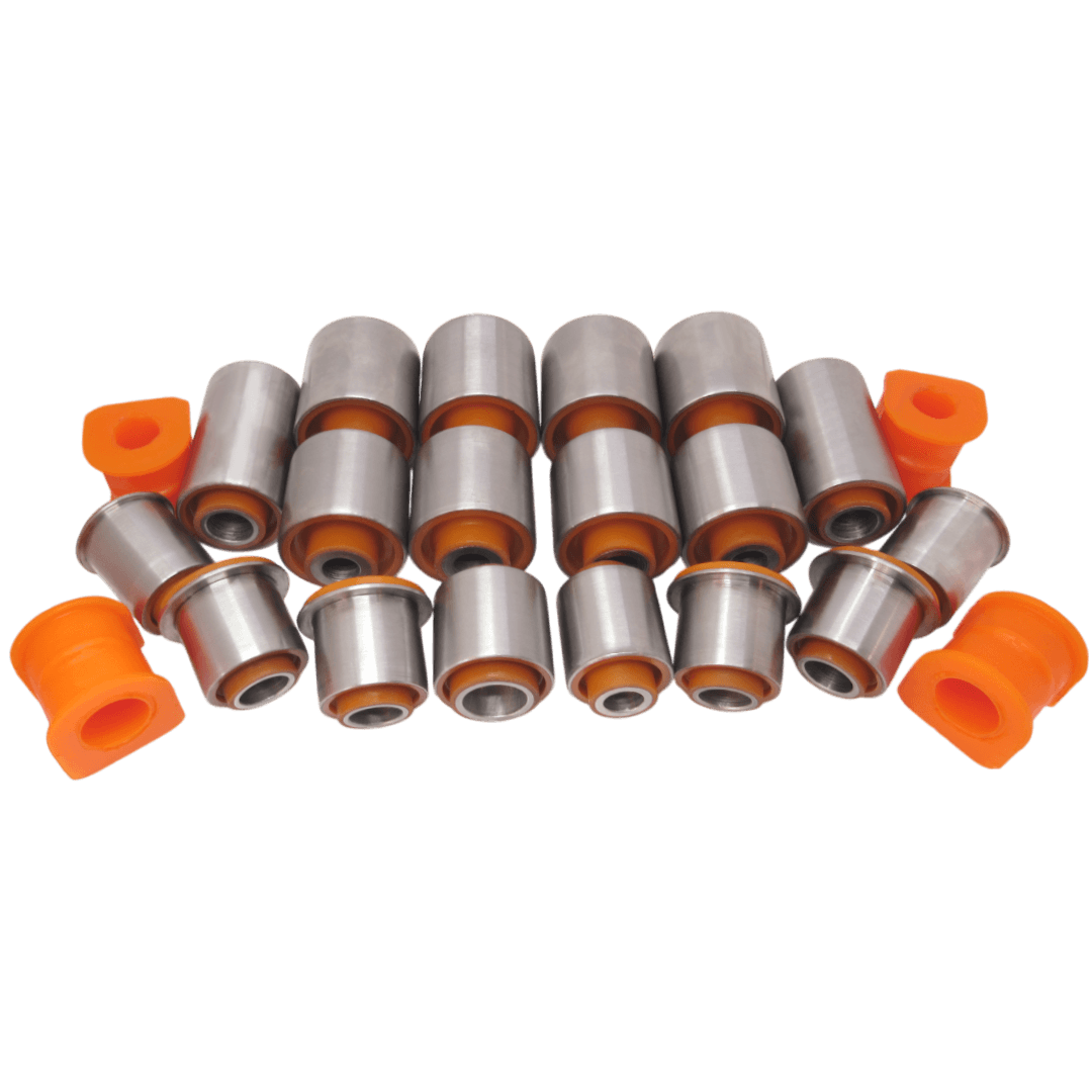 Polyurethane front and rear suspension kit Isuzu Trooper 1992-2002: 8973665020, 97366502, 464315, 464311, 97125086, ISAB-004, GWAB-001, 2917310K00, 97021055, 8943751050, 8970210550, 8971347050, 464314, 464316, 2917100K00, 2917200K00, 2917310K00AP, ISAB004, GWAB001, 2917310-K00, 2917100-K00, 2917200-K00, 4 64 314, 4 64 316, 8-94375-105-0, 8-97021-055-0, 89702-10550, 8-97134-705-0, 2917310K00AP, 2917300-K00-AP, 2917300-K00-B1, 2917300-F00, 4 23 603, 2917532K00, 97366495, 8971475470, 8973664950, 2917532-K00, 89714-75470, 89736-64950, 8-97147-547-0, 8-97366-495-0, ISAB-005, 2917533-K00, 97366494, 8-94375-106-0, 423321, 4 23 321, 2917533K00, 8943751060, 4 23 605, 2916012-K00, GWSB-HOVRR, 8-97148-528-0, 8-97048-318-0, ISSB-TRR, 91151918, 444019, 97179438, 444344, 97048318, 444343, 4 43 44, 444021, 97179437, 2904140K00, 2904140-K00, 97125004, 8 97138 388 1, 89713 83881, 8971383881, 8-97138-388-1, 89713-83881, 30 1019, 301 019, 30-1019, 301-019, 301019, 94408840, 8943744195, 8943744185, 8944088403, 8971041780, 8944088402, 894408840, ISAB002, 8-94374-419-5, 8-94374-418-5, 8-94408-840-3, 8-97104-178-0, 8-94408-840-2, ISAB-002, 89437-44195, 89437-44185, 89440-88403, 89710-41780, 89440-88402, 8 94374 419 5, 8 94374 418 5, 8 94408 840 3, 8 97104 178 0, 8 94408 840 2, ISAB 002, 89437 44195, 89437 44185, 89440 88403, 89710 41780, 89440 88402, OPAB-FRBUPF, OPAB FRBUPF, 97366488, 8973664880, 0302411, 302292, 3 10 400, 8-98005-839-0, 8-98005-838-0, 8-9440-8840, ISAB001, 2904370K00, 2904050K00, 8970181651, 8970181661, ISAB-001, 2904050-K00, 8-97018-165-1, 8-97018-166-1, 310402, 3 02 294, 97179420, ISAB003, 2904330K00, 97366491, 2904330K00SH, 8970181650, 97138389, ISAB-003, 2904330-K00, 2904330-K00-SH, 8-97018-165-0, 8-97018-165-0, 2904330-K00, 8-97364-176-0, 3 02 293, 97138389, 3 02 944, 8-98005-834-0, 8-98005-835-0, 97366491, 2904330-K00-SH, 310401, 2906012K00, GWSBHOVF, 91132005, 350667, 3 50 666, 91132004, OPSB-FRONBF, 8-97036-342-0, 97036342, 350663, 350664, 91151923 wholesale from PolyPro.