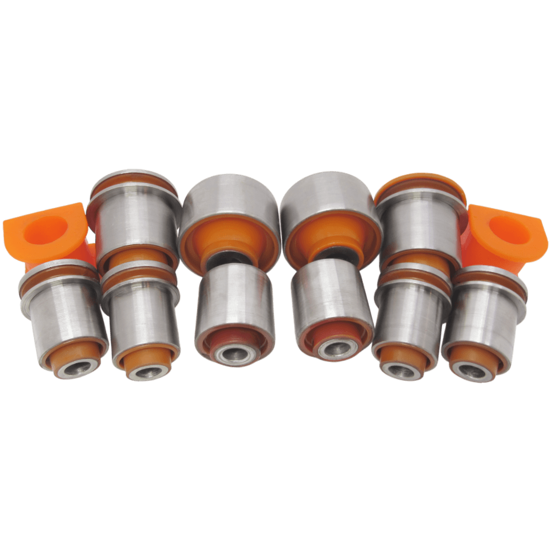 Polyurethane front suspension kit Mazda Rx-8 2003-2012: F15134200B, F15134250B, F15134200A, F15134250A, F18934470, F15134300, F15134470, F15134460, F18934460, F151-34-710, F15134156 wholesale from PolyPro.