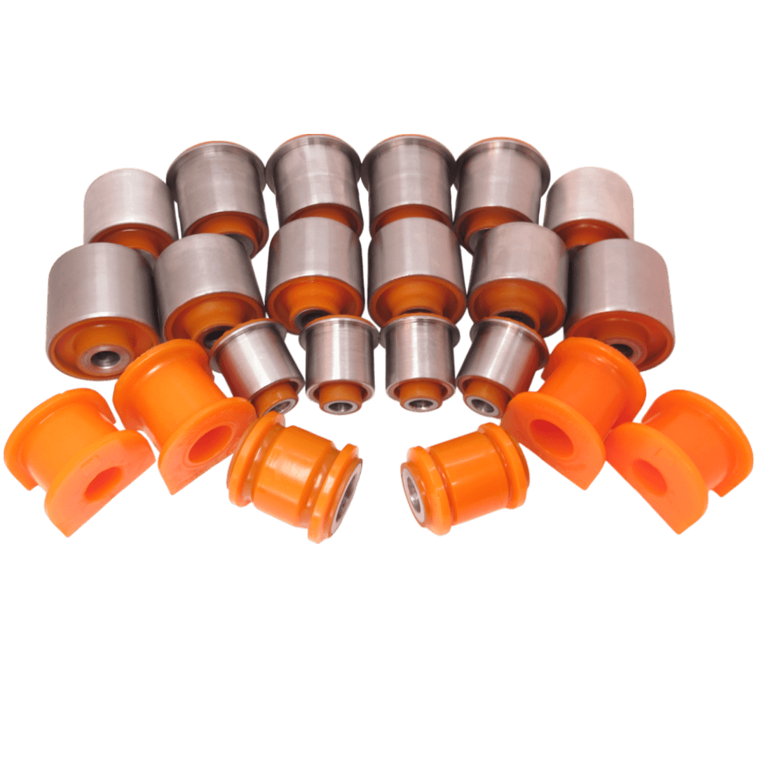 Polyurethane front and rear suspension kit Kia Sorento 2002-2009: KAB-017, 55290 3E002, 55290 3E000, 55290 3E001, KAB-015, 55270 3E000, 55221 4H000, 55270 4H100, 55270 4H000, KAB-016, 55280 3E000, 55280 3E001, KAB-014, 55620-3E000, 55620-4H000, KAB-012, 556303E000, 55630-4H000, 55530 3E020, KSB-SORR, 54480-3E002, 54580 3E100, K07BSHPH04373, CB-K046, KAB-010, 1311CBBAH3, CBK046, 77-00197-SX, PXCBB-003B, 12-06-2333, 516342, B8090, KI0106RP, 545803E100, KAB010, 545803E002, 548303E020, 548303E030, 548303E000, 548302E200, KSBSORF30, 55280 3E002 wholesale from PolyPro.