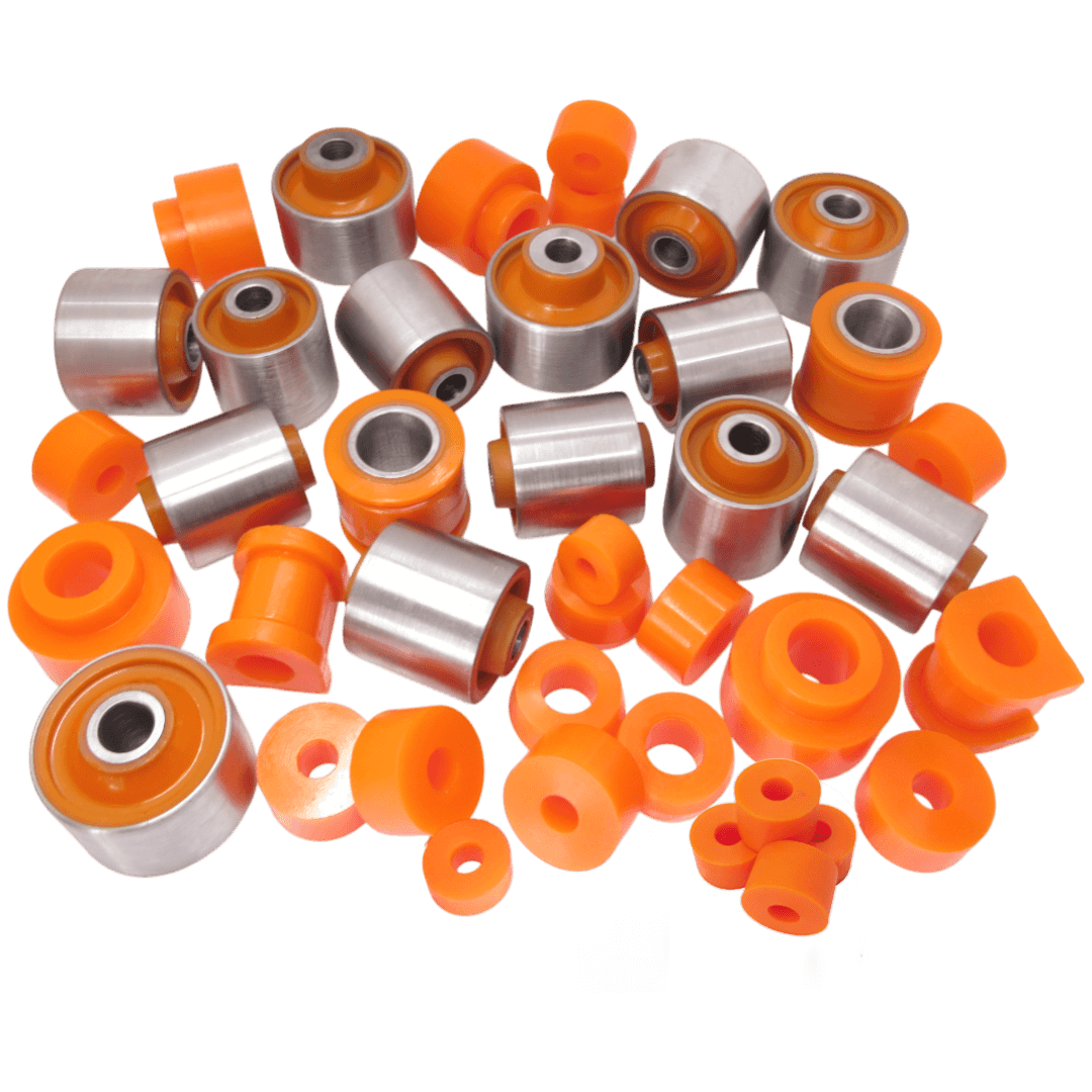 Polyurethane front and rear suspension kit Nissan Patrol 1997-2013: 5447601J00, 54476VB000, E4476VC000, 54476VC001, 54476VC000, NSB017, NAB01J, 5456001J00, 54560VB012, 54560VC000, 4870260050, 54560VB011, NAB-057, 55135-01J01, 55130-VC000, 54582-VC100, 54582-32J00, 54582-26J00, 54582-VC110, 54582-01J10, 54582-VC11B, 55130-VC100, E4582-VB000, 54582-01J00, 55130-20J10, 55130-20J00, 54582-27J00, 54582-27J10, NAB-241RUB, NAB-241Z, NSB-Y60, 56119-01J00, MR476595, MR344624, MR485494, 546166A0A1, 4056A161, MR241349, 52316692000, MR954887, 5461201P00, 071028775, 52316692010, 5612518000, A212906025, MB241974, MR954888, MR392730, MSB736, MB598098, UH7134152, 9094801002, 56112A0100, 5484138000, 5611290J00, UH7134136, UH7134710, S41A34710, 90948T1002, 561124Z000, 30870317, 9094801061, 4881726010, 124334153, 0K63K28775, 561120F000, 56112V0100, 56112BM400, 56112A0100B, 1954807, MB598097, MB185476, MR555883, MR296507, MB831039, MB912655, MB598327, 4056A053, MR586053, MB831559, 0932010024, mr465000, MR392730, 0423DGF, 4056A191, 54613VC223, NSBY61F2, NAB-071, NAB071, NAB-41G, NAB41G, 550460F000, 552182B100, 552182B100, 5504506J00, 550450F000, 5504511C05, 5504511C10, 55045VB010, 55045VB200, 55110VB000, 55111VB900, 55120VB002, 55120VB022, 55110VB900, 55110VC210, 55111VC210, 55110VB200, 55110VB300, 55110VB320, 5504532C00, 5511001J00, RU070, 55046-41G00, 1 954 795, 55045-11C20, 55045-41G00, 55045-0W023, NSBY61, 56219-01J00, 56219-VB000, 56243VC220, NSB-Y61R wholesale from PolyPro.