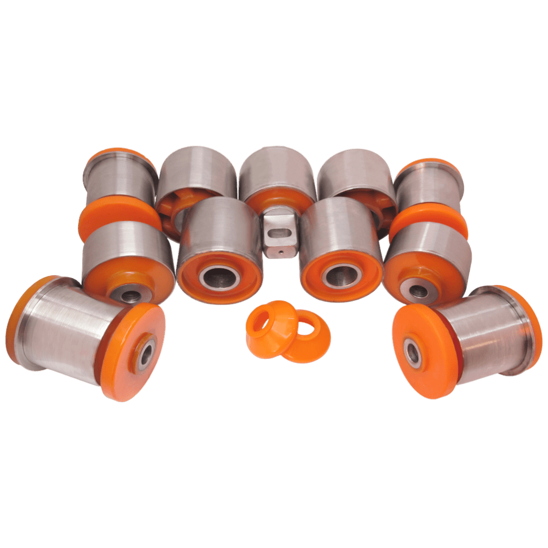 Polyurethane front and rear suspension kit Mercedes-Benz Vito 2003-2014: A 639 333 11 14, A 639 330 12 07, A 639 330 15 01, A 639 330 13 07, A 639 330 14 01, 10921853, A 639 352 04 50, A 639 352 05 50, BZAB055, A6393506101, A6393500842, A6393530347, A6393500542, A6399880410, BZAB-054, A6393500086, A6393500485, A6393500385, A6399880310, A 639 350 05 85 wholesale from PolyPro.