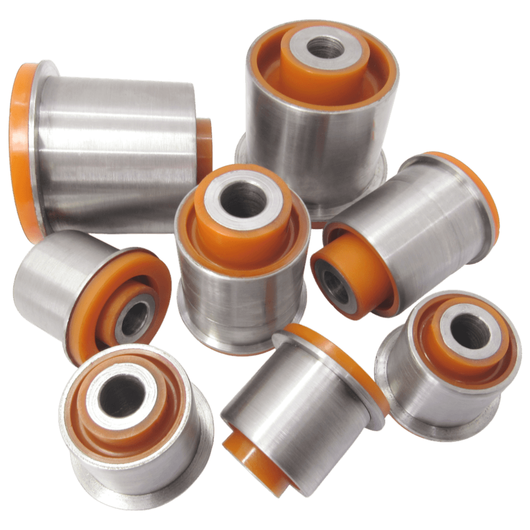 Polyurethane front suspension kit Land Rover Discovery 2004-2009: LRAB007, LR056964, RBX500301, RBX500443, RBX500431, lrab-011, LR023715, LR025159, LR025986, LR051586, LR055291, RBX500291, RBX500531, LR073366, LRAB006, LR051585, RBX500311 wholesale from PolyPro.