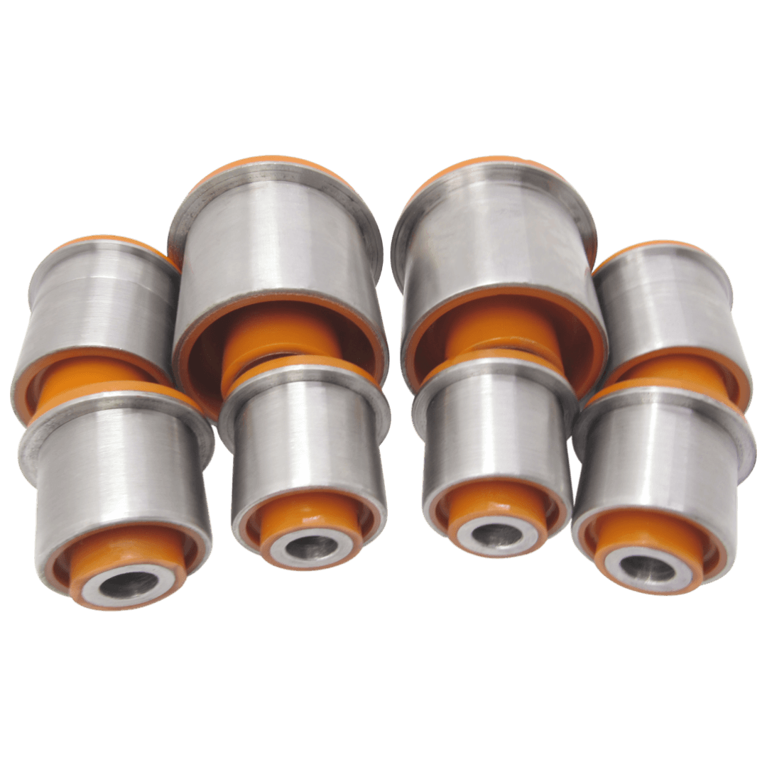 Polyurethane front suspension kit Land Rover Discovery 2004-2009: LRAB007, LR056964, RBX500301, RBX500443, RBX500431, lrab-011, LR023715, LR025159, LR025986, LR051586, LR055291, RBX500291, RBX500531, LR073366, LRAB006, LR051585, RBX500311 wholesale from PolyPro.