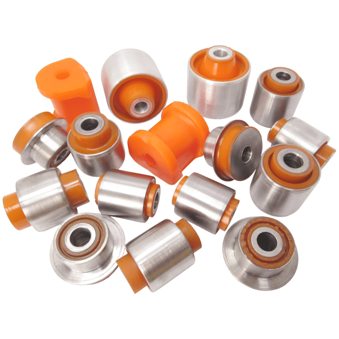 Polyurethane rear suspension kit Subaru Impreza 2011-2015: 20252-SC000, 20252-SC010, 20252-FG000, 20252-FG010, 20252-FJ020, 20252-FJ030, 20252-SG010, 20252-SG000, 20254-FG040, SAB-G12R2, 20252-AJ03A, 20252-AJ02A, 20252-AJ00A, 20252-AJ01A, 20257-XA000, SAB-015Z, 20254-XA00A, SAB-016, 20254-FG010, 20254-FJ010, 20254-FJ000, BC2503, SABB9R1, SAB-B9R-KIT, 20252XA00A, 20252XA01A, 20252XA00A-DEFECT, 20250-AJ010, 20250-AJ000, 20254-FG000, 20254-AJ00A, 20250-FG010, 20250-FG000, 20250-AJ070, SAB-G12R1, 20254-AE02A, sabb12r2, 20250AJ040, 20254AE020, 20250-AE02A, 20250-AG12A, 20250-AE021, 20250-AE020, 20250-AE04A, 20250-AG13A, 20250-AE041, 20250-AE040, 20464 FG000, 20464AJ01A, 20464SC010 wholesale from PolyPro.