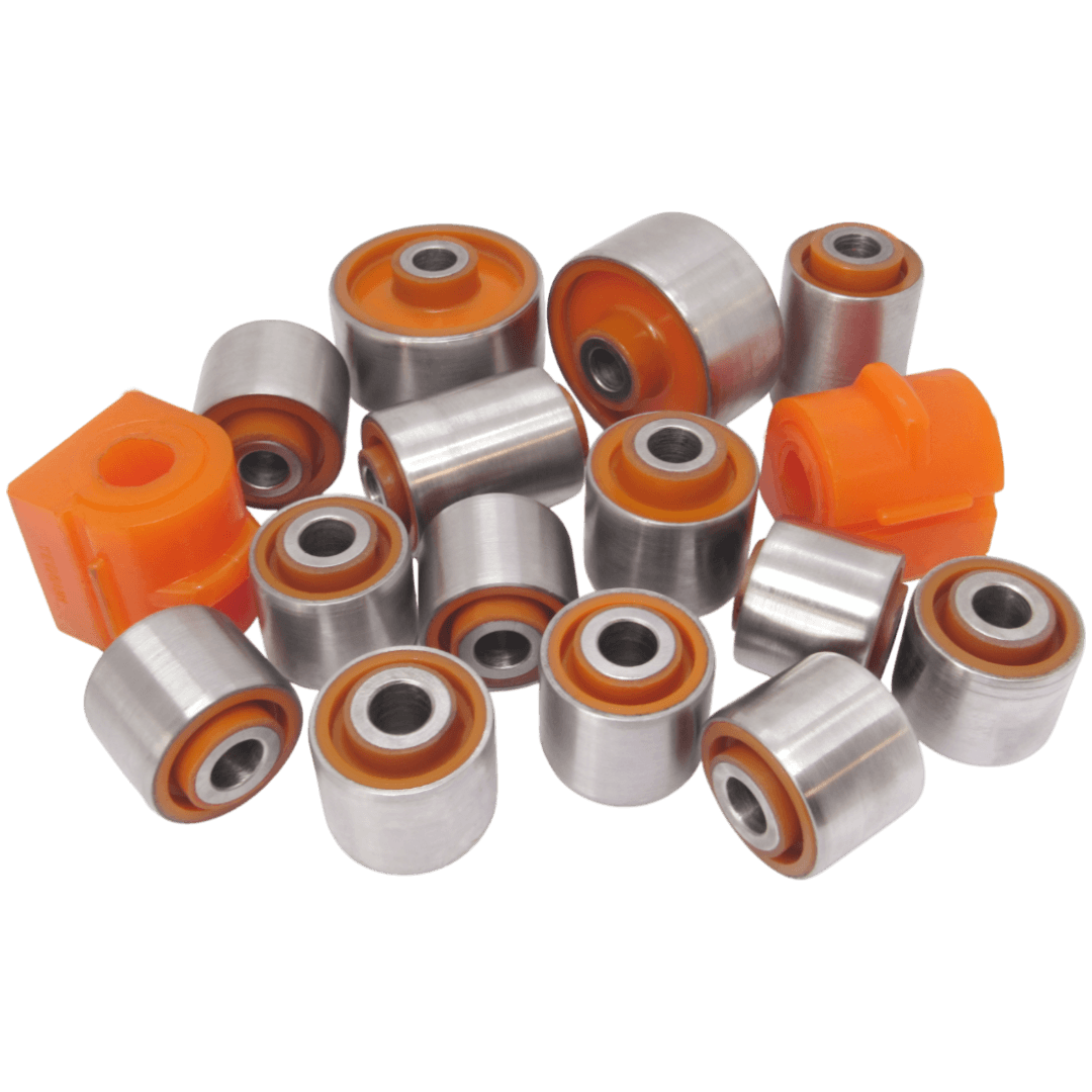 Polyurethane rear suspension kit Ford Mondeo 2000-2007: FDAB-014, FDAB014, 1023635, 1202267, 1202268, 1 202 267, 1 202 268, 6829051, C2S49746, C2S49748, 1 762 747, 1S71-5A968-BH, 1S71-5A969-BH, C2S20029, C2S20027, C2S14739, C2S14740, FDAB015, 1202267, 1202268, C2S49746, C2S49748, 1072453, FDAB-015, 1 202 267, 1 202 268, 1 072 453, 1 762 748, FDAB-010, FDAB010, 1072453, 1122566, 1214290, C2S24713, C2S3257, 1S71-5K652-BC, 1S71-5K652-CA, 6 769 035, 6 829 046, 1 117 858, 1S715K652BB, 93BB-5K653-AB, 1S71-5K743-CA, 1 041 683, 1 093 772, 6 710 264, 6 829 058, 1 325 326, 1S71-5500-AC, 6 784 590, 6 829 045, 1 116 608, 1S71-5500-AA, 1 220 005, 93BB-5500-AC, 93BB-5500-AD, 93BB-5500-AE, 7 043 630, 2S71-5K743-BA, 1X43-5K653-AA, 6 875 579, 6 829 064, 6 748 372, FDAB-008, 68065 659AC, 1118921, 1117859, C2S50863, 4721 346AA, 68065 659AB, 04721346AA, 1118920, 1S71-5K652-AC, 1S71-5K652-AB, 1117857, 1S71-5K65-2A, 1S71-5K743-AC, 1S71-5K743-AB, 1502731, 1307323, 1300685, 2S714A037AB wholesale from PolyPro.