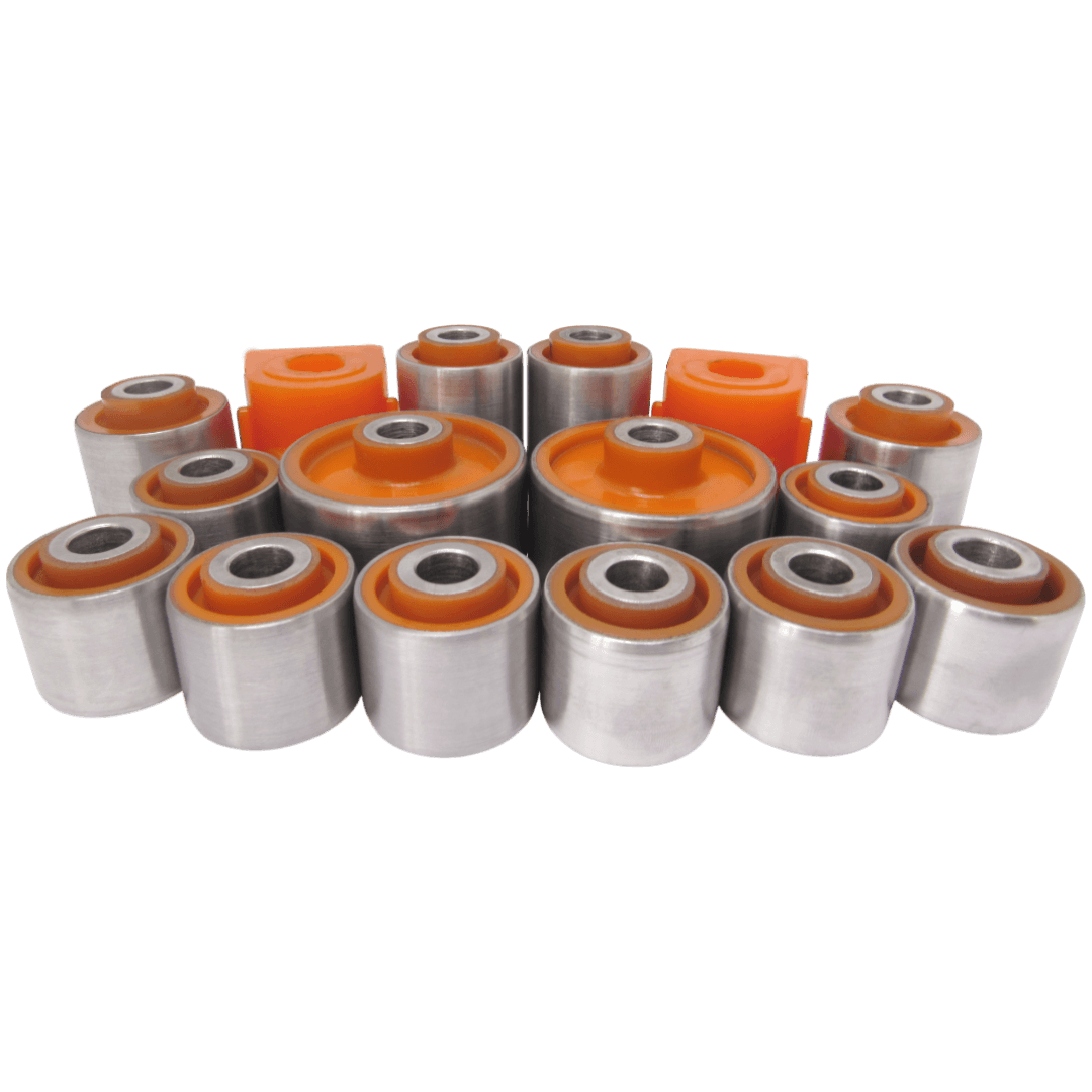 Polyurethane rear suspension kit Ford Mondeo 2000-2007: FDAB-014, FDAB014, 1023635, 1202267, 1202268, 1 202 267, 1 202 268, 6829051, C2S49746, C2S49748, 1 762 747, 1S71-5A968-BH, 1S71-5A969-BH, C2S20029, C2S20027, C2S14739, C2S14740, FDAB015, 1202267, 1202268, C2S49746, C2S49748, 1072453, FDAB-015, 1 202 267, 1 202 268, 1 072 453, 1 762 748, FDAB-010, FDAB010, 1072453, 1122566, 1214290, C2S24713, C2S3257, 1S71-5K652-BC, 1S71-5K652-CA, 6 769 035, 6 829 046, 1 117 858, 1S715K652BB, 93BB-5K653-AB, 1S71-5K743-CA, 1 041 683, 1 093 772, 6 710 264, 6 829 058, 1 325 326, 1S71-5500-AC, 6 784 590, 6 829 045, 1 116 608, 1S71-5500-AA, 1 220 005, 93BB-5500-AC, 93BB-5500-AD, 93BB-5500-AE, 7 043 630, 2S71-5K743-BA, 1X43-5K653-AA, 6 875 579, 6 829 064, 6 748 372, FDAB-008, 68065 659AC, 1118921, 1117859, C2S50863, 4721 346AA, 68065 659AB, 04721346AA, 1118920, 1S71-5K652-AC, 1S71-5K652-AB, 1117857, 1S71-5K65-2A, 1S71-5K743-AC, 1S71-5K743-AB, 1502731, 1307323, 1300685, 2S714A037AB wholesale from PolyPro.