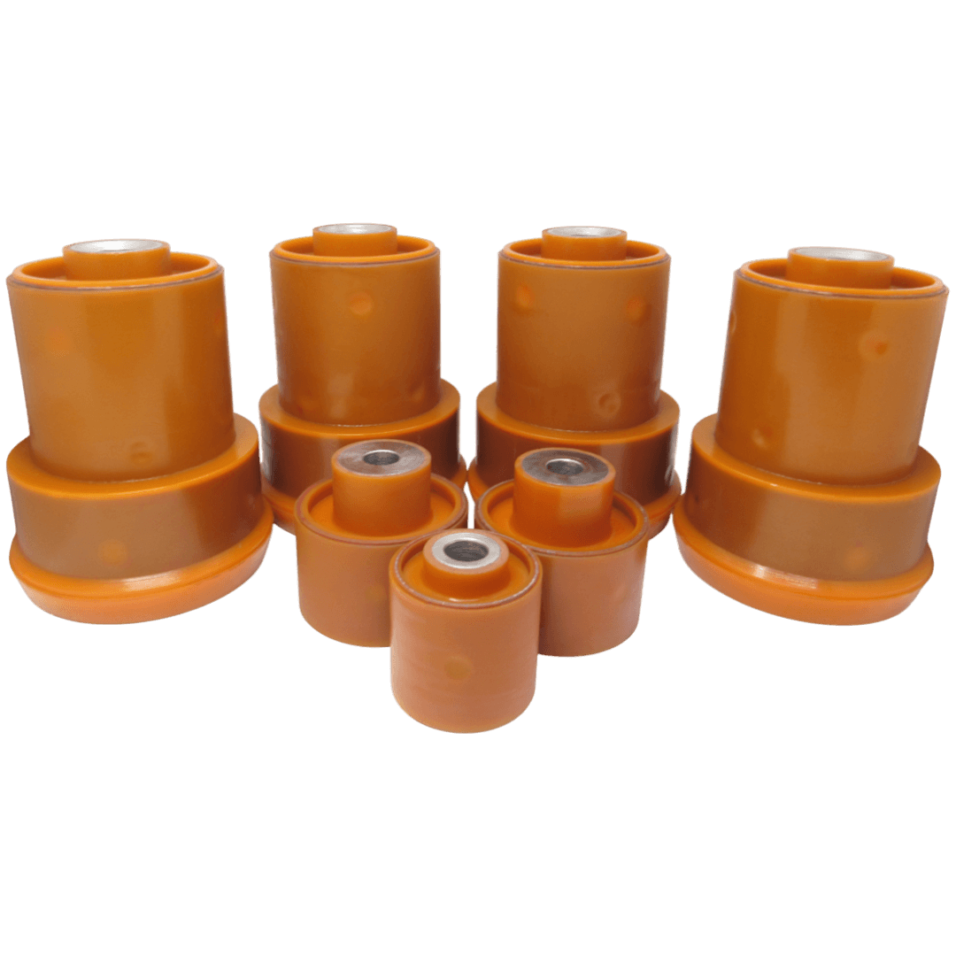 Polyurethane bushings rear subframe kit Bmw E39 1995-2003: 33311094036, 33 17 1 093 008, 33171093008, 020019, S2420019, 12629, 16985 02, 300 331 7100, 16985 01, 821727, C8730, F8-5887, 311305, 20 79 0024, 50140, BSK6615, 80004722, 33 17 1 090 389, 33171090389, 3003317101, TD1465W, 35389, 50310, 04SKV140 wholesale from PolyPro.
