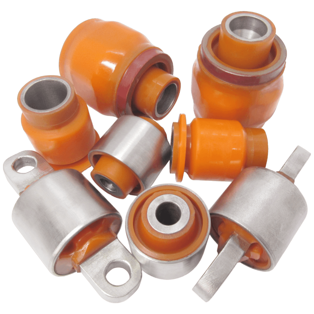 Polyurethane front suspension kit Mazda Xedos 9 1993-2000: T00134710, MZAB042, T00134D00B, T00134D00, MZAB044, T06034D00A, T001-28-D00B, T001-28-D00, T001-28-D00A, 0525-X9UP, T001-34-D00A, T0013442YB, MZAB045Z, T0013442YC, MZAB045RUB, T00134460A, T00134460B, T00134460C, MZAB043 wholesale from PolyPro.