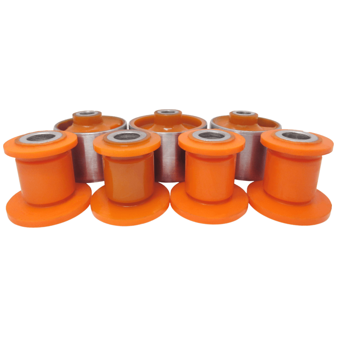 Polyurethane bushings rear subframe kit Mazda 323 1985-1993: B210-28-860, B210-28-690A, B210-28-680 wholesale from PolyPro.